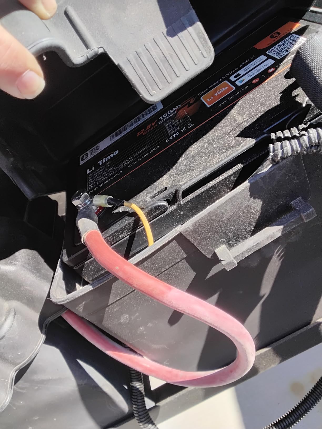Litime 12V 100Ah Trolling Motor LiFePO4 Battery for Marine, Boat, Yacht customer photo 2