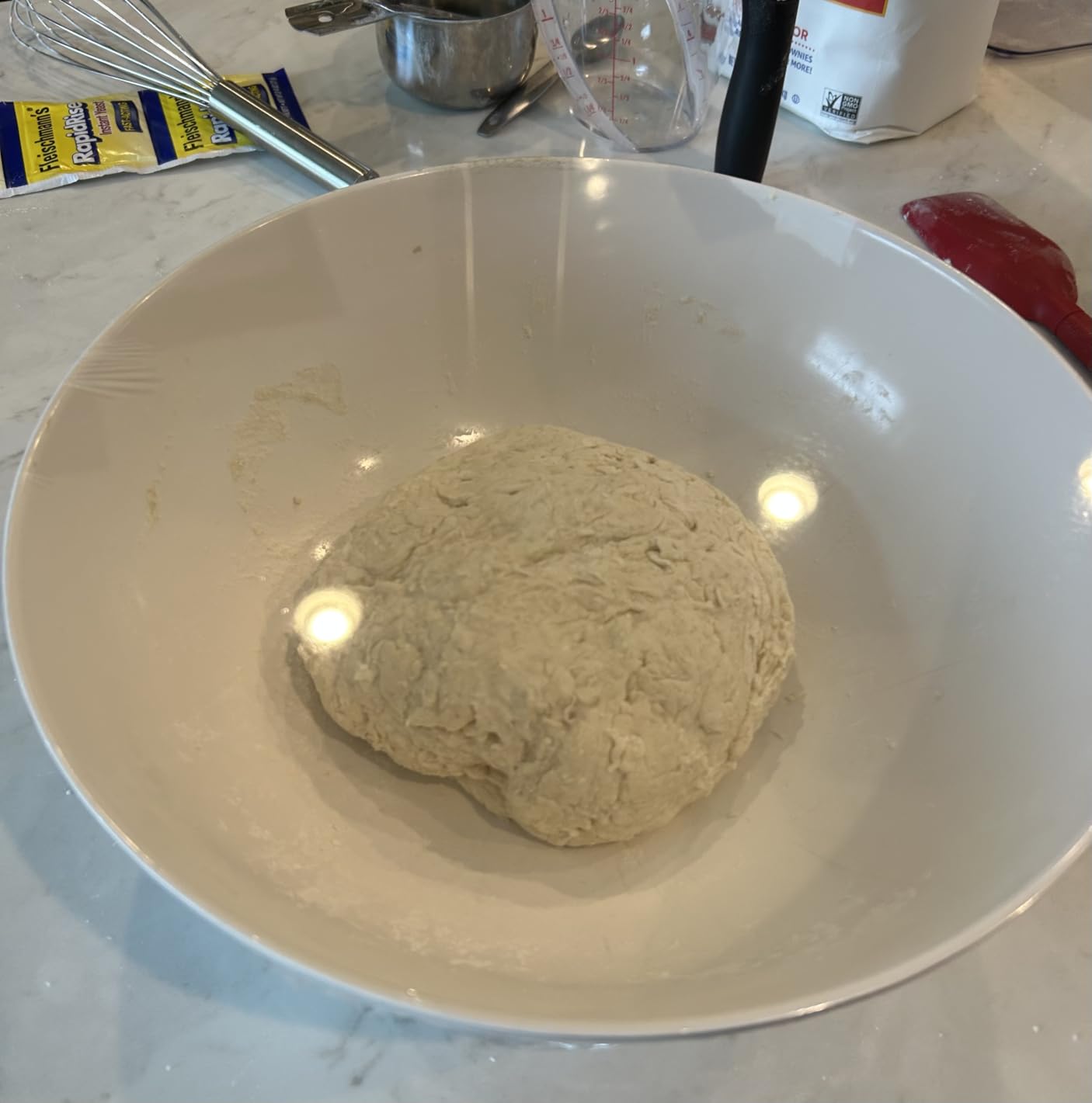 Bread Proofing Box with Heater, Foldable Sourdough Dough Proofer with 33-122℉ Temperature Control,Starter Warmer for Making Bread, Pizza,Yogurt, Natto and Handmade Soap Red, 13.8 * 13.8 * 13.8inch customer photo 1