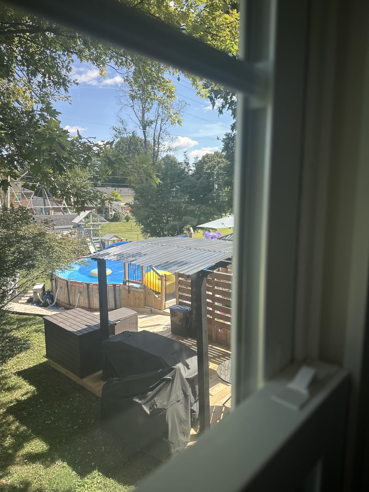 Metal Roof Panels 20 pcs 99 ft² Galvanized Steel Corrugated Tin Roofing Panels Gazebo Top Cover Garages,Sheds, Stables and Mobile Homes Replacement for Patio Outdoor Garden, Black customer photo 1