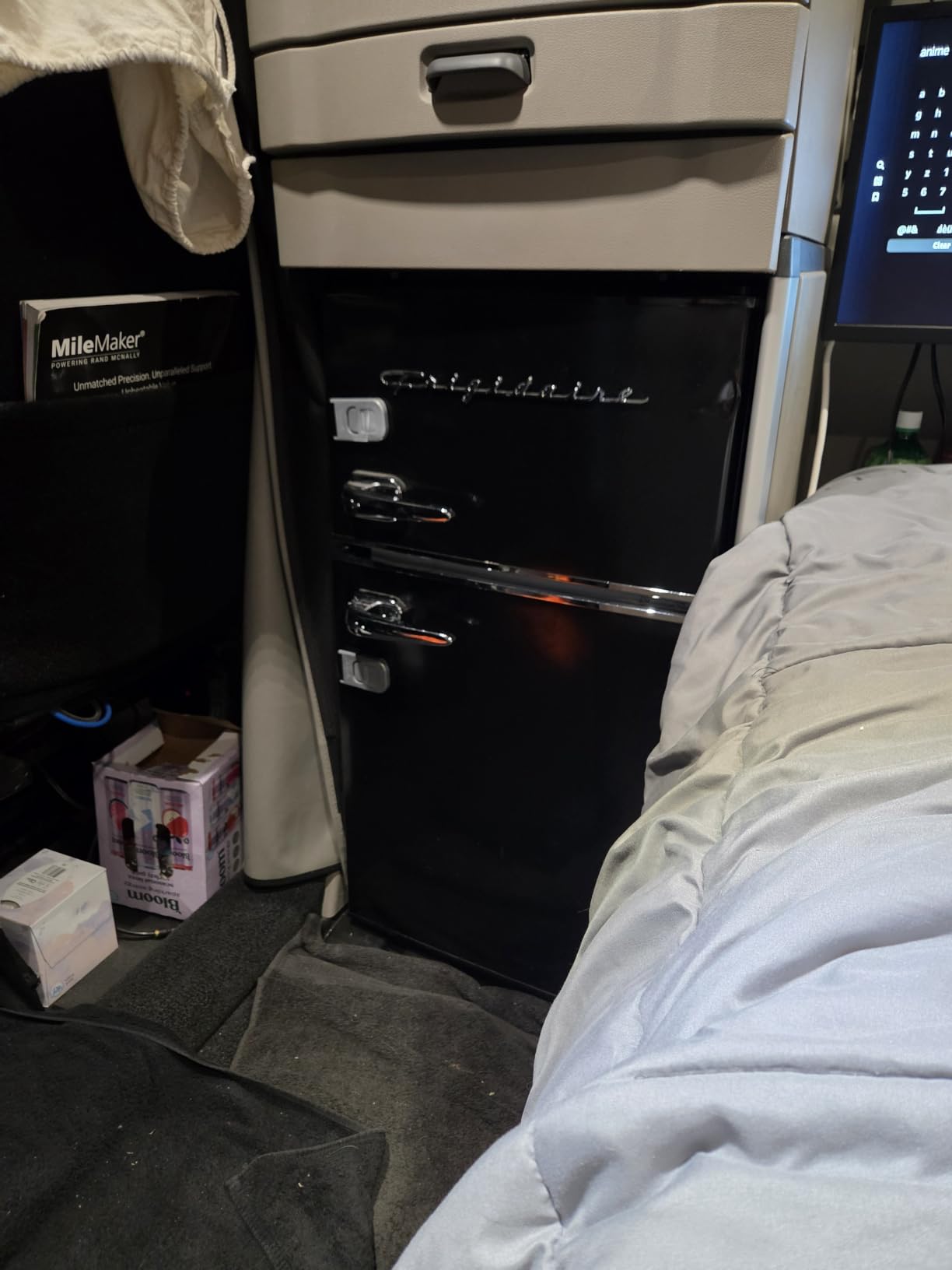 Frigidaire Compact Refrigerator with Top Freezer - 2 Door Fridge with 3.2 Cu Ft, Contemporary Series, Platinum customer photo 1