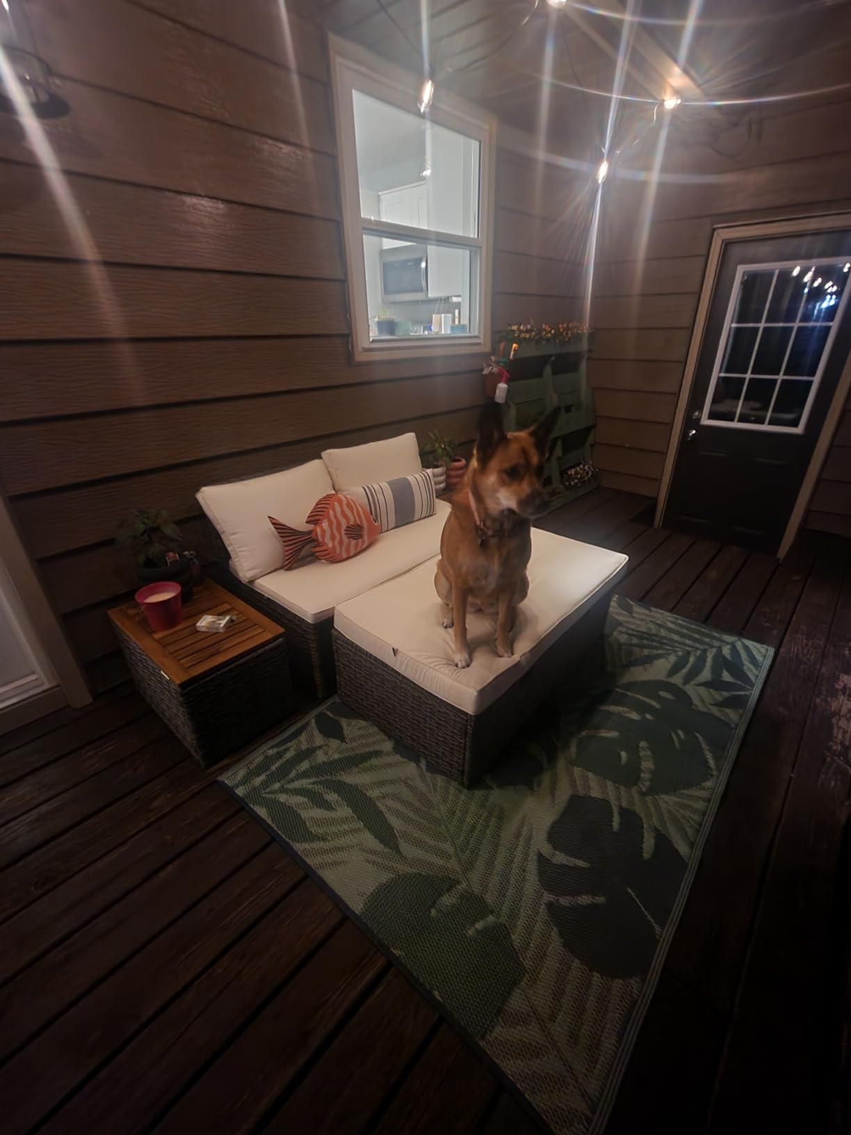 Devoko Patio Day Bed Outdoor Daybed Set,Rattan Lounge Bed customer photo 2