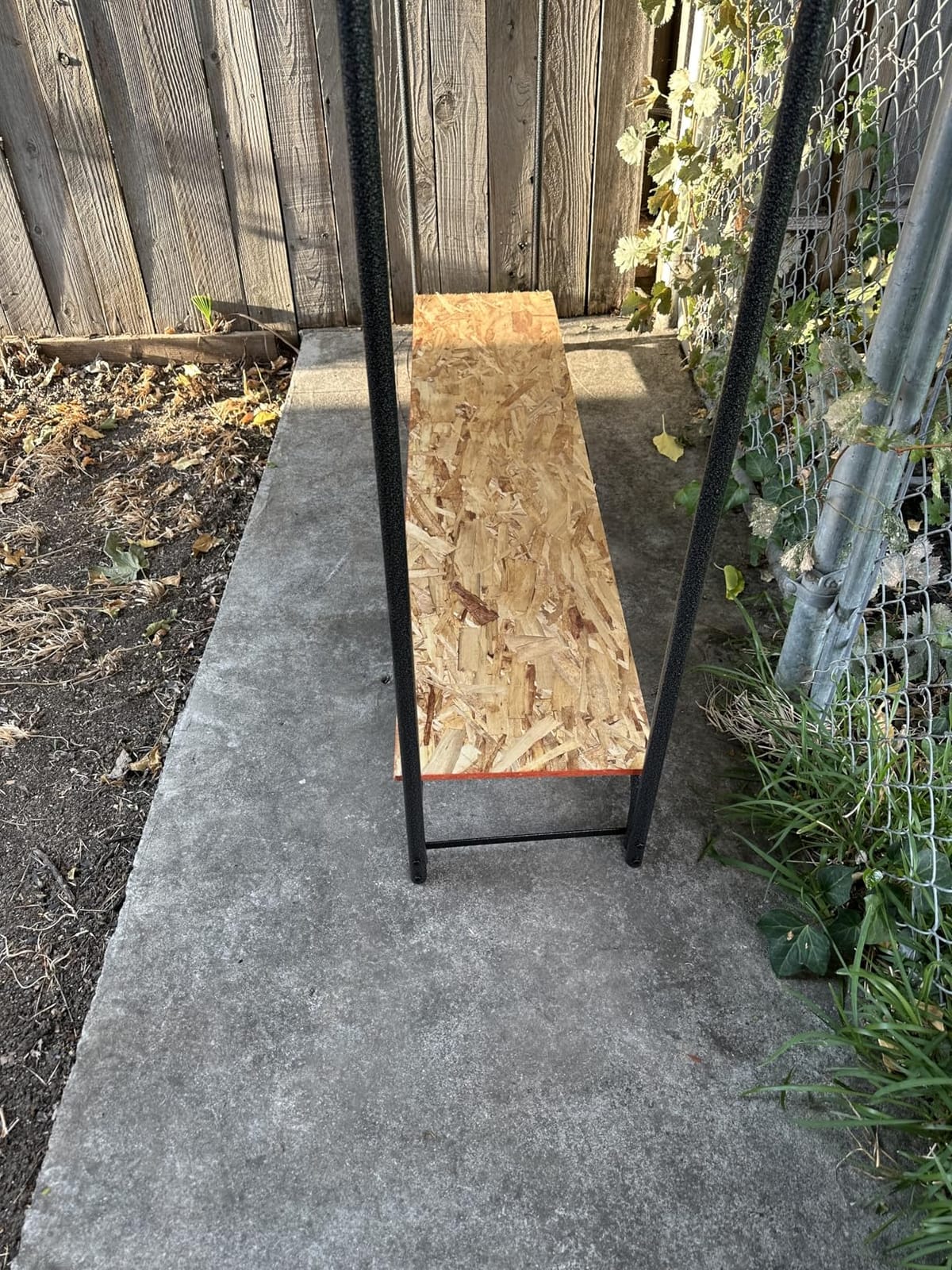 VIVOHOME 10 ft Heavy Duty Firewood Rack Outdoor with Cover, Black customer photo 2