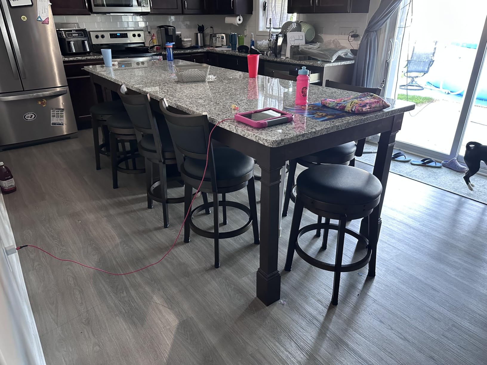PrimeZone Swivel Bar Stools Set of 2, 30 Inch Bar Height Barstools customer photo 1