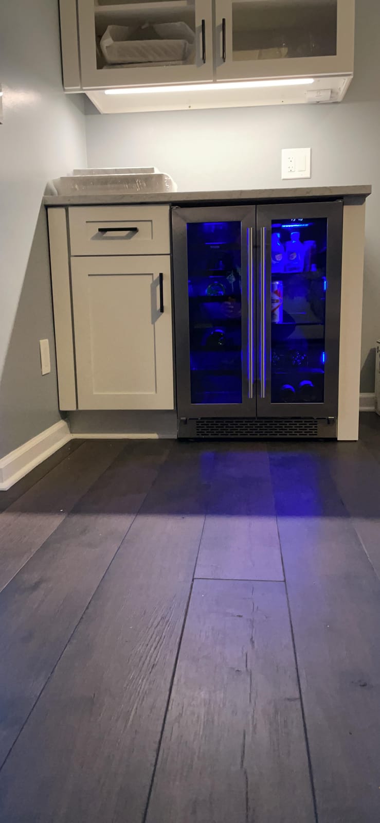 Zephyr Brisas 15 Inch Slim Wine Fridge Single Zone Under Counter - Narrow Mini Wine Cooler Small Cabinet Wine Refrigerator Home Bar Freestanding with Glass Door - 28 x 750ml Bottles customer photo 2