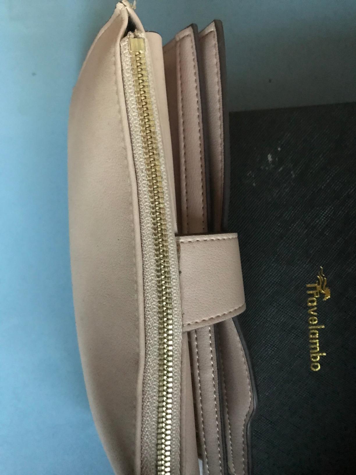 Travelambo Women's Wallet RFID Blocking Trifold Clutch Large Capacity Credit Card Holder Travel Purse customer photo 2