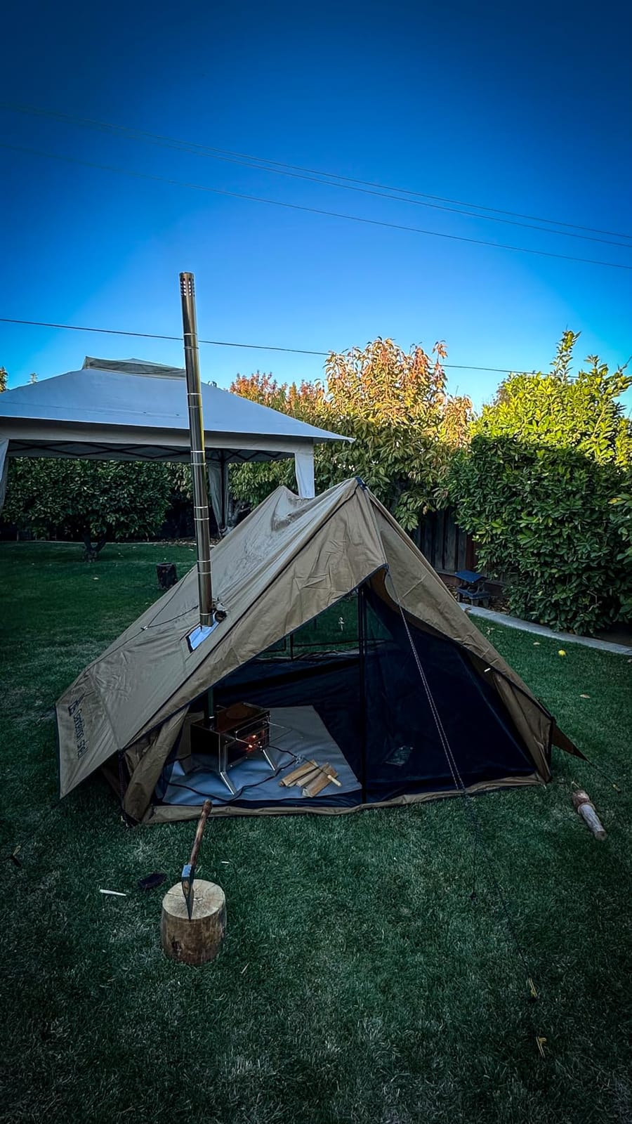 4 Season Hot Tent with Stove Jack for 1–6 Person customer photo 2