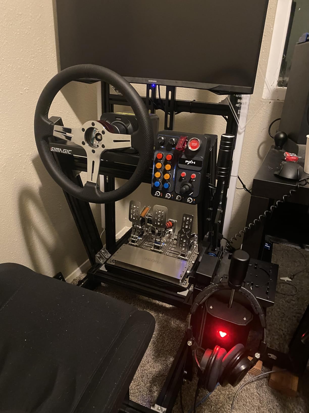 PXN CB1 Sim Racing Button Box for PC, 19 Controls (9 Input Types) customer photo 1