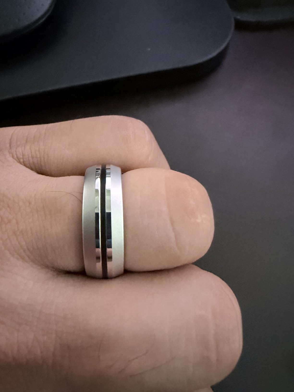RENPHO Lynx Smart Ring, Subscription-Free App, Black, Size 6 customer photo 2