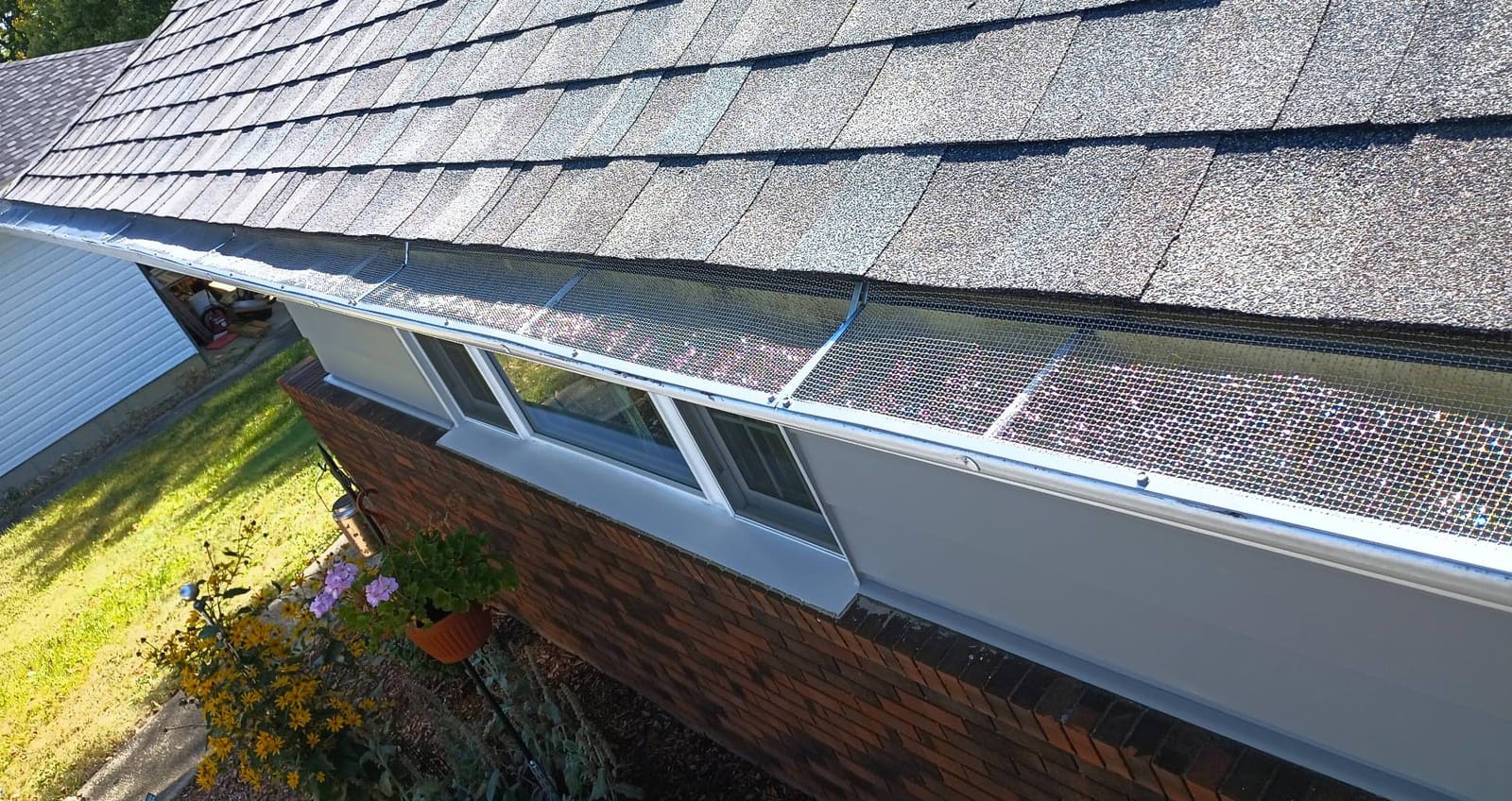 5 Inch Gutter Guard, 100% Stainless Steel High-Flow Leaf Screen customer photo 1