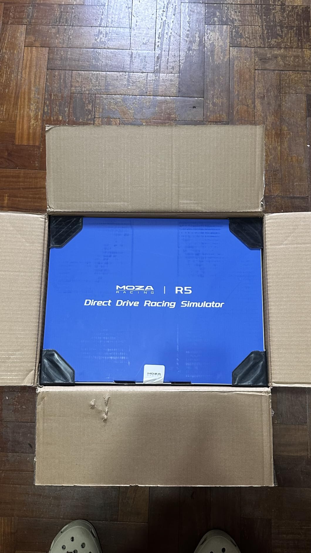 MOZA R5 Bundle Kit 5.5Nm Direct Drive Servo Base,Wheel & Pedals for PC customer photo 1