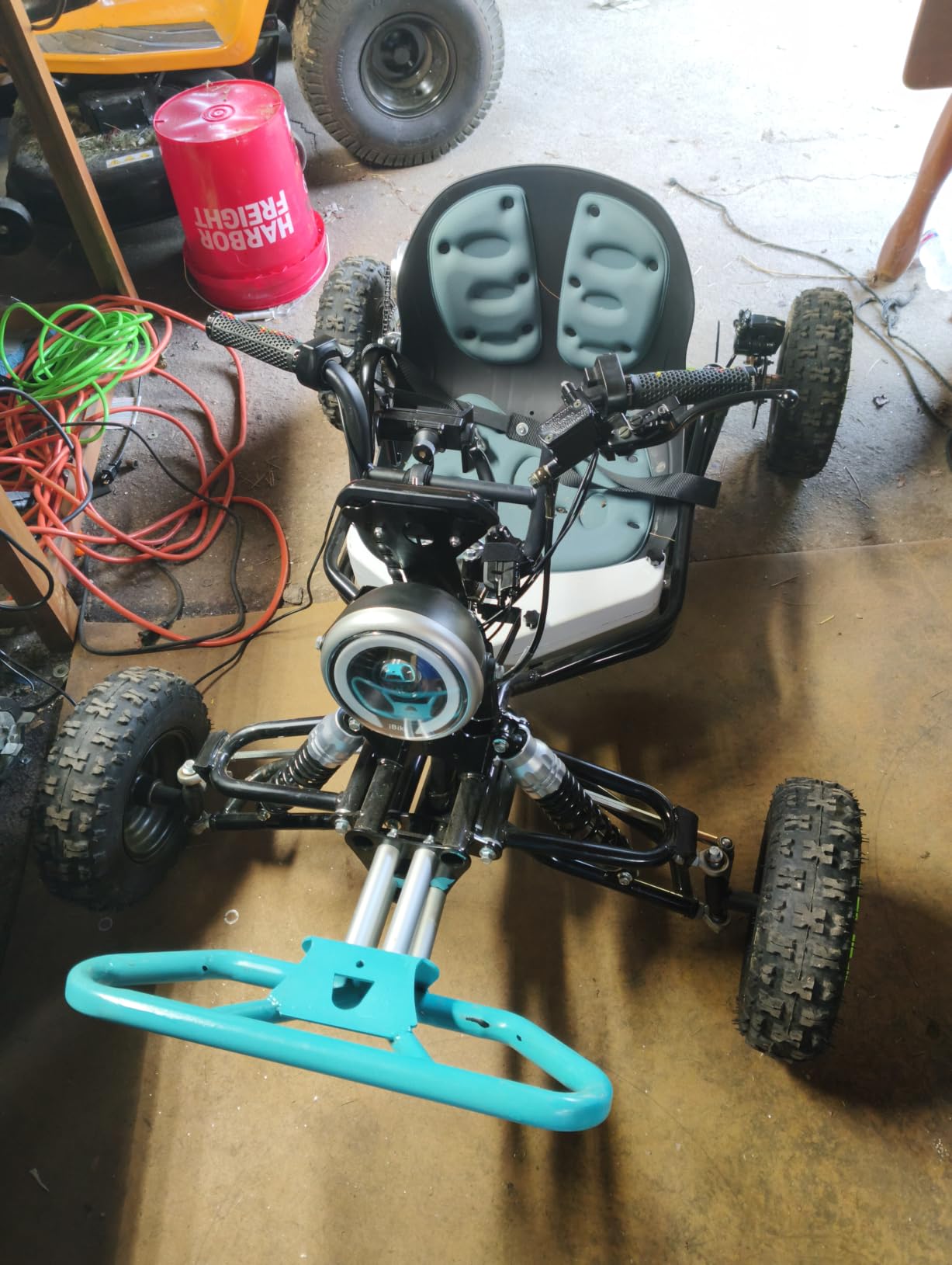 Zyliathor 48V 20Ah Electric Go Kart for Adults & Kids (Black) customer photo 2