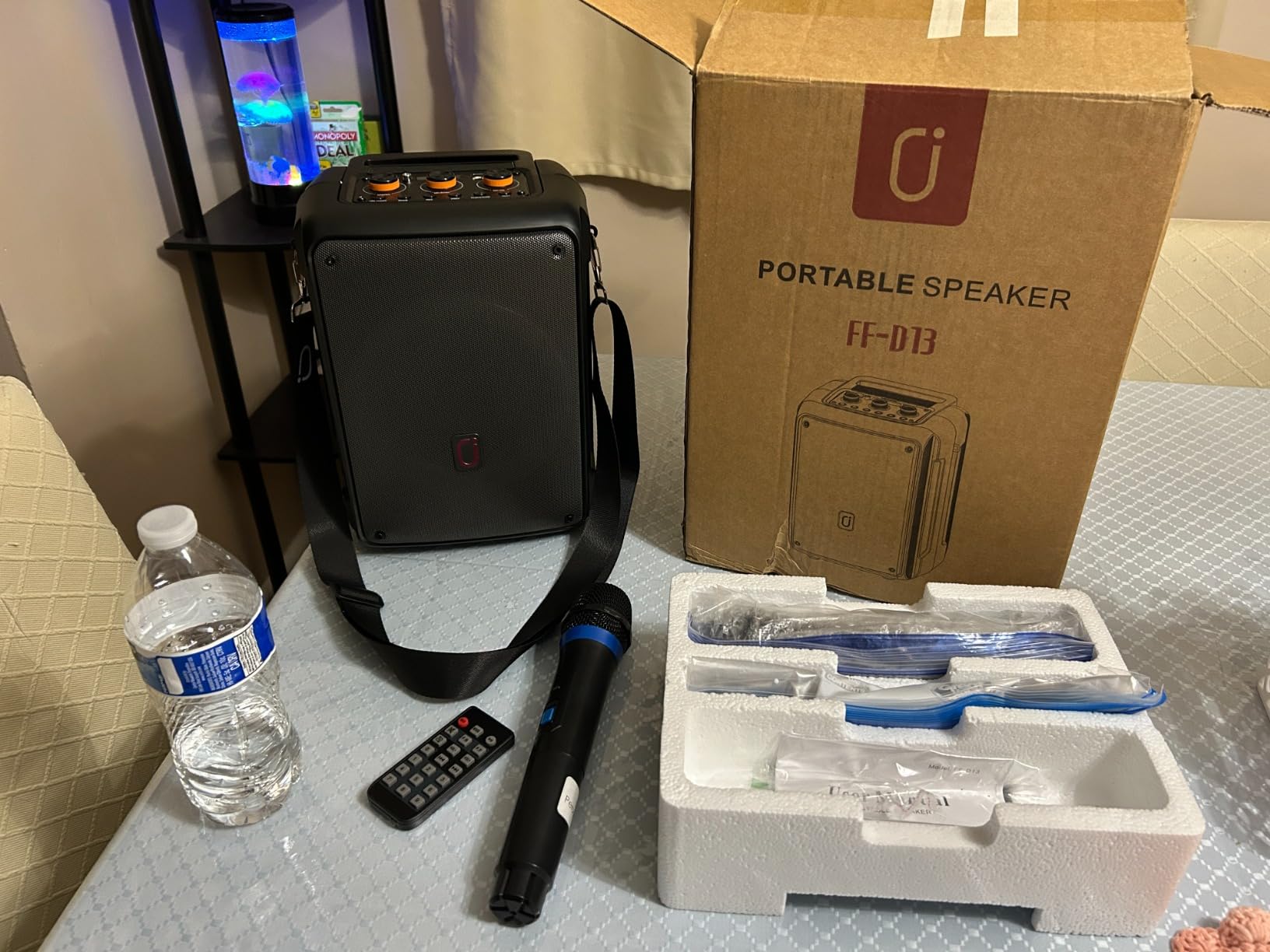 Karaoke Machine with 2 Zero Delay Mics for Adults, Karaoke Set for Parties customer photo 1