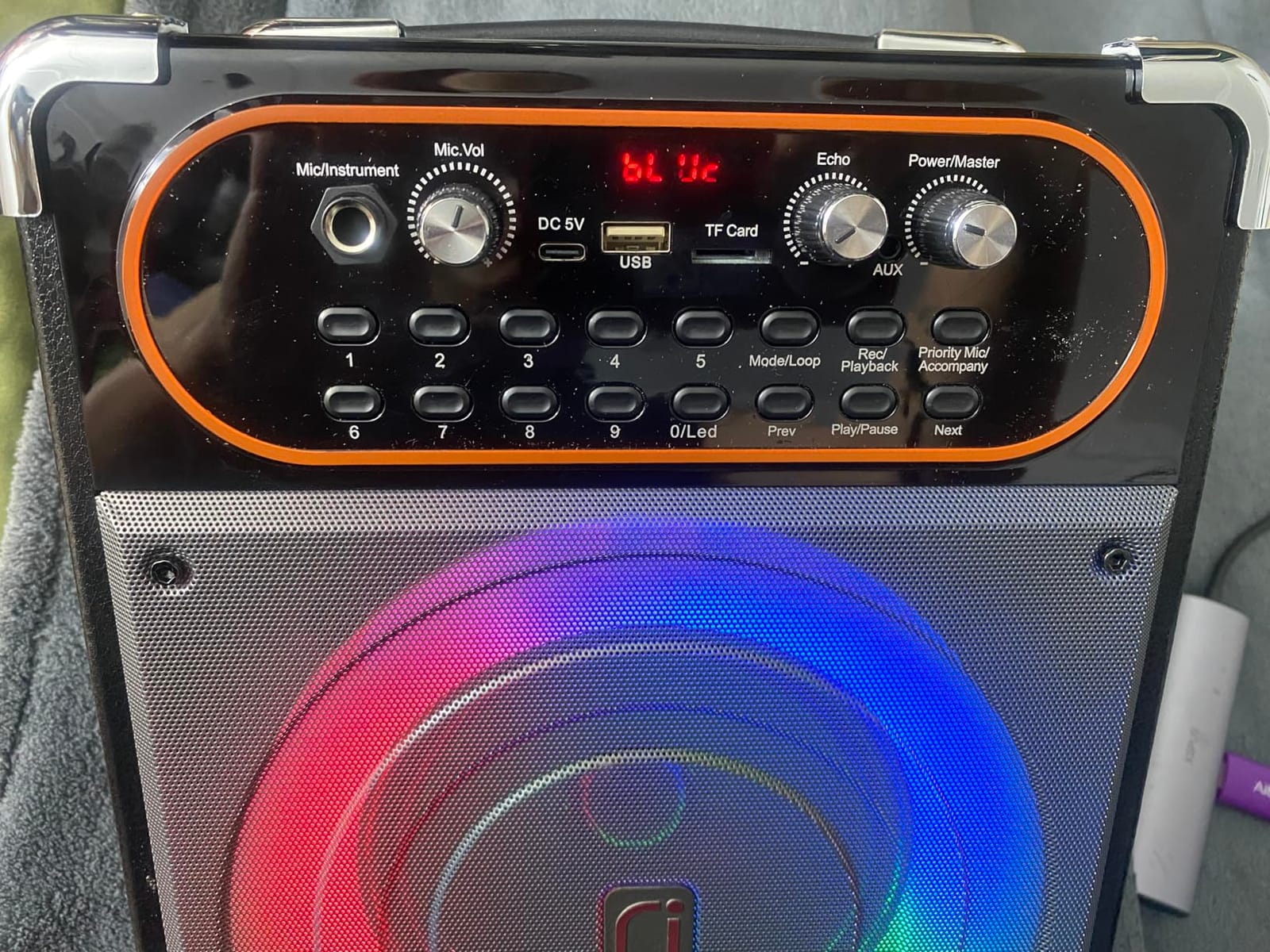 Karaoke Machine with 2 Zero Delay Mics for Adults, Karaoke Set for Parties customer photo 2