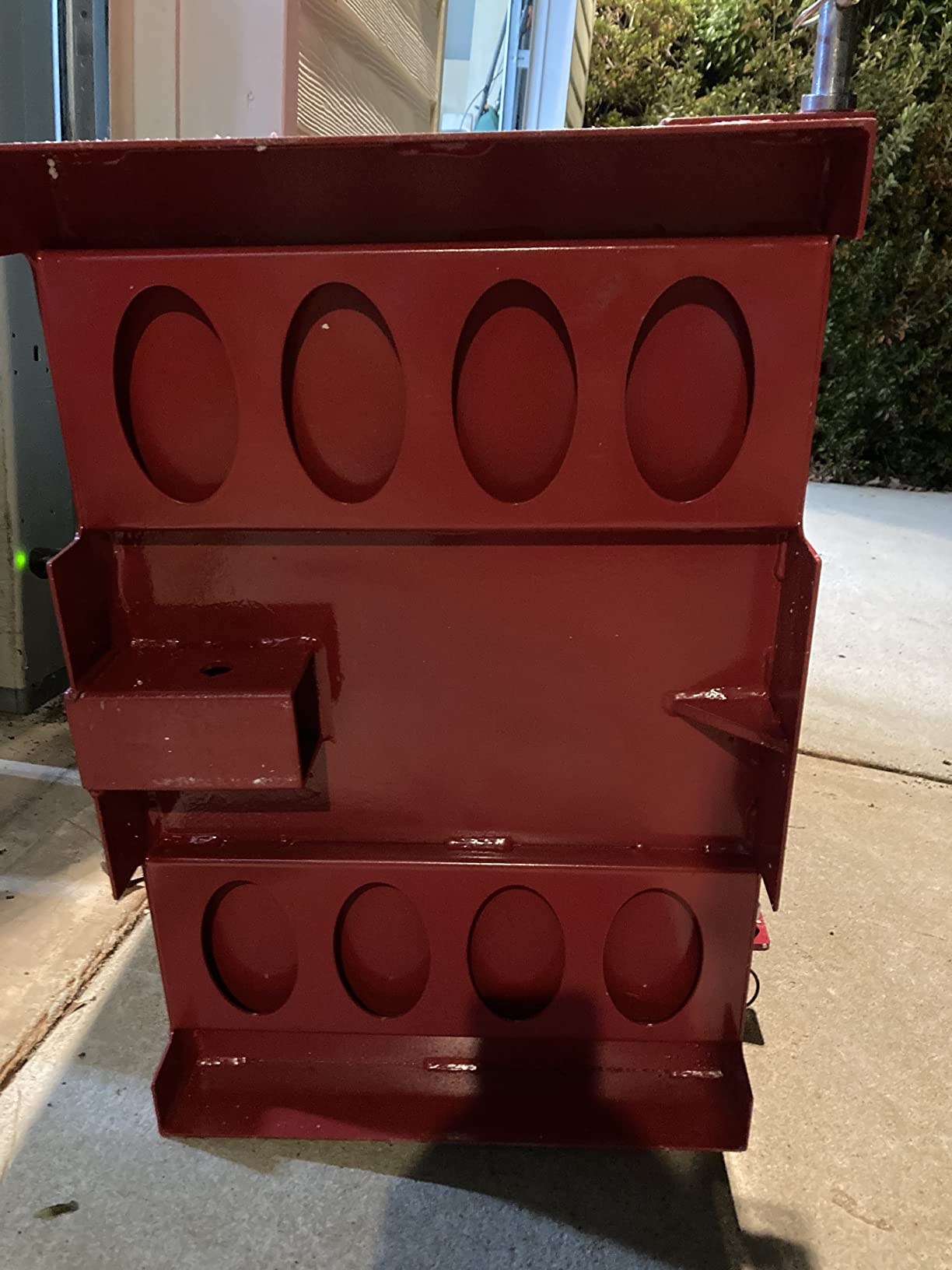 YINTATECH 800lbs 3 Point Capacity Tractor Ballast for CAT1, Red customer photo 2
