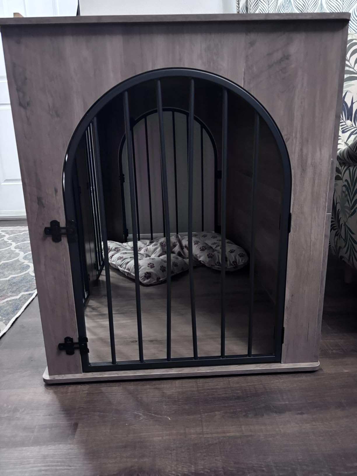 Hzuaneri 31.5'' Dog Crate Furniture,Dog Kennel Indoor for Small/Medium Dogs customer photo 1