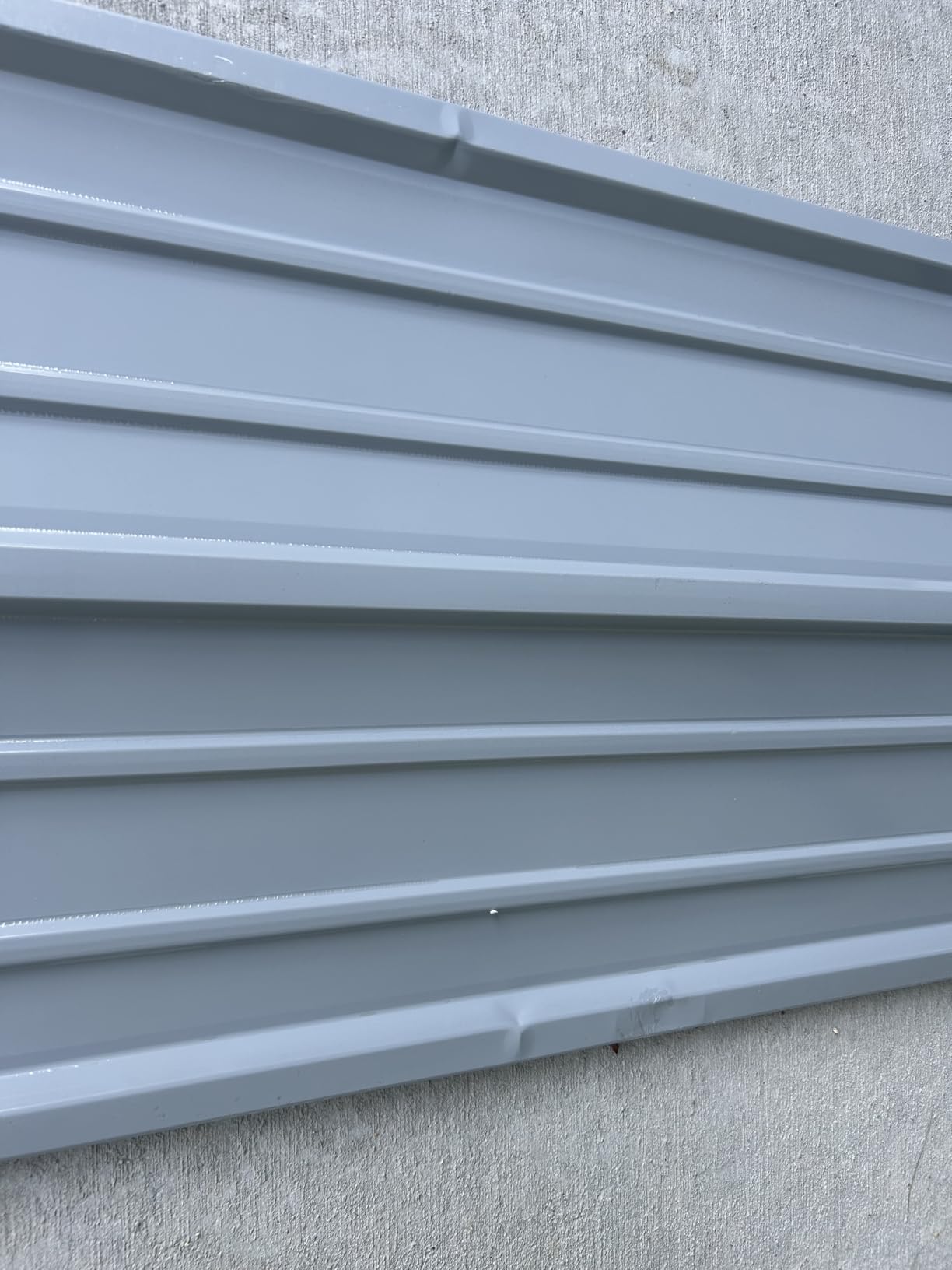 NeatiEase 10 Pcs Metal Roofing Panels, 8.1 Feet Corrugated Galvanized Roofing Panels Metal Siding Panels with Steel Screws for Pergola, Gazebo, Shed, Outdoor Storage, Chicken Coop, Patio,Garages customer photo 1