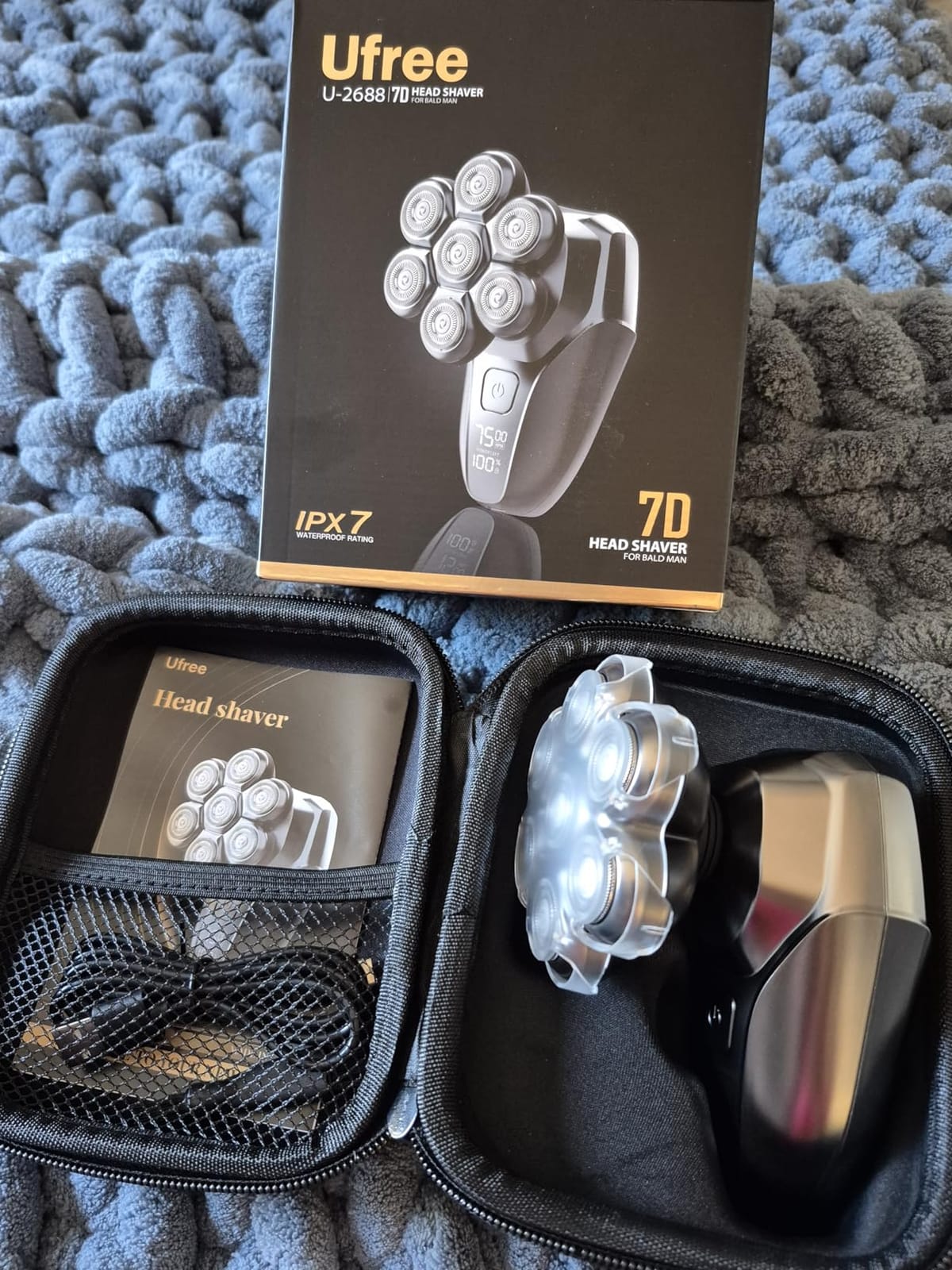 Ufree Head Shaver for Bald Men, Detachable Magnetic Head, Waterproof customer photo 2