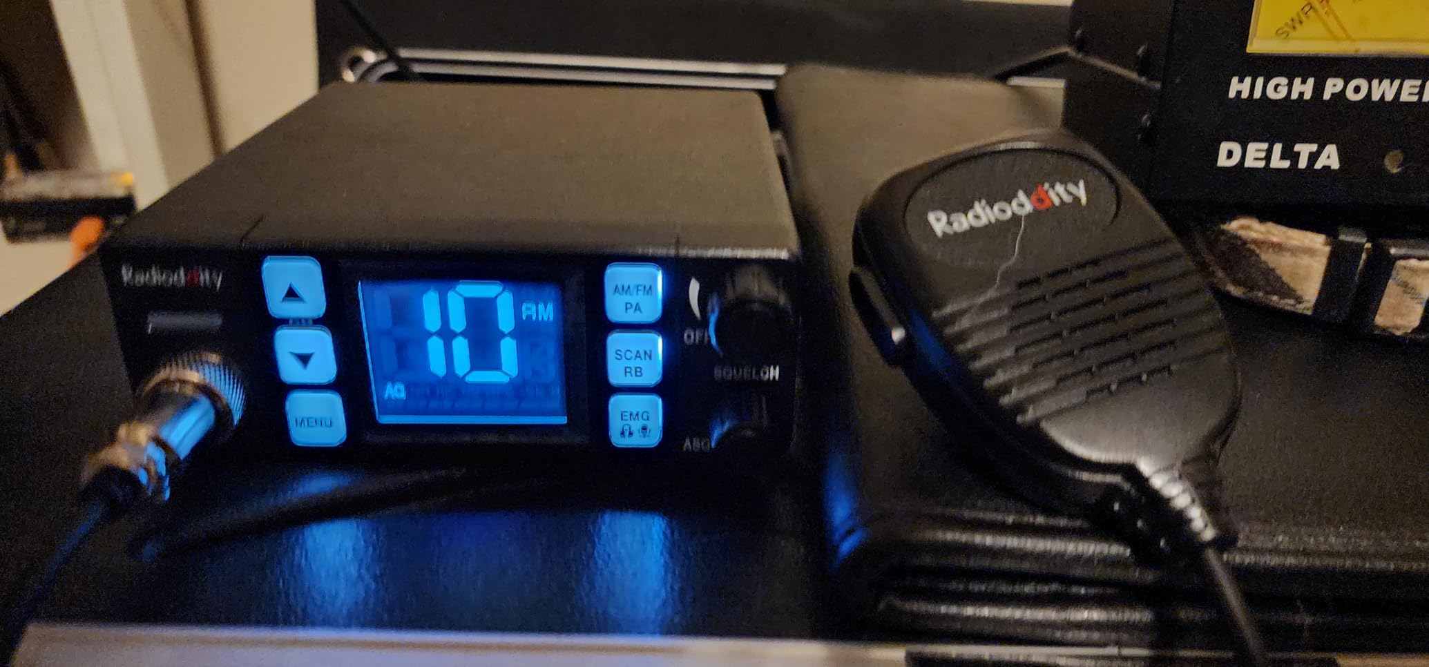 Radioddity CB-606 CB Radio AM/FM/PA, 40 Channels, 4W, 40 Channel, VOX customer photo 1