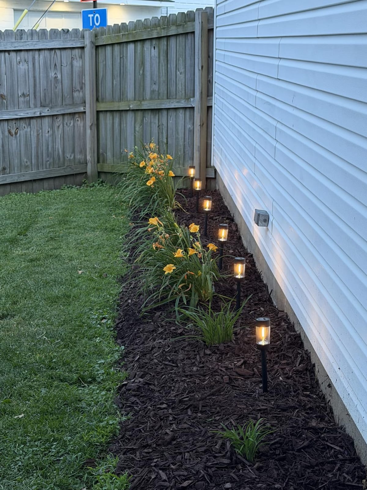 Eyrosa Solar Pathway Lights Outdoor Waterproof, 12 Pack, Warm White | Solar Landscape Lighting for Pathway Garden Yard Path Walkway Driveway Lawn Outside Décor customer photo 2