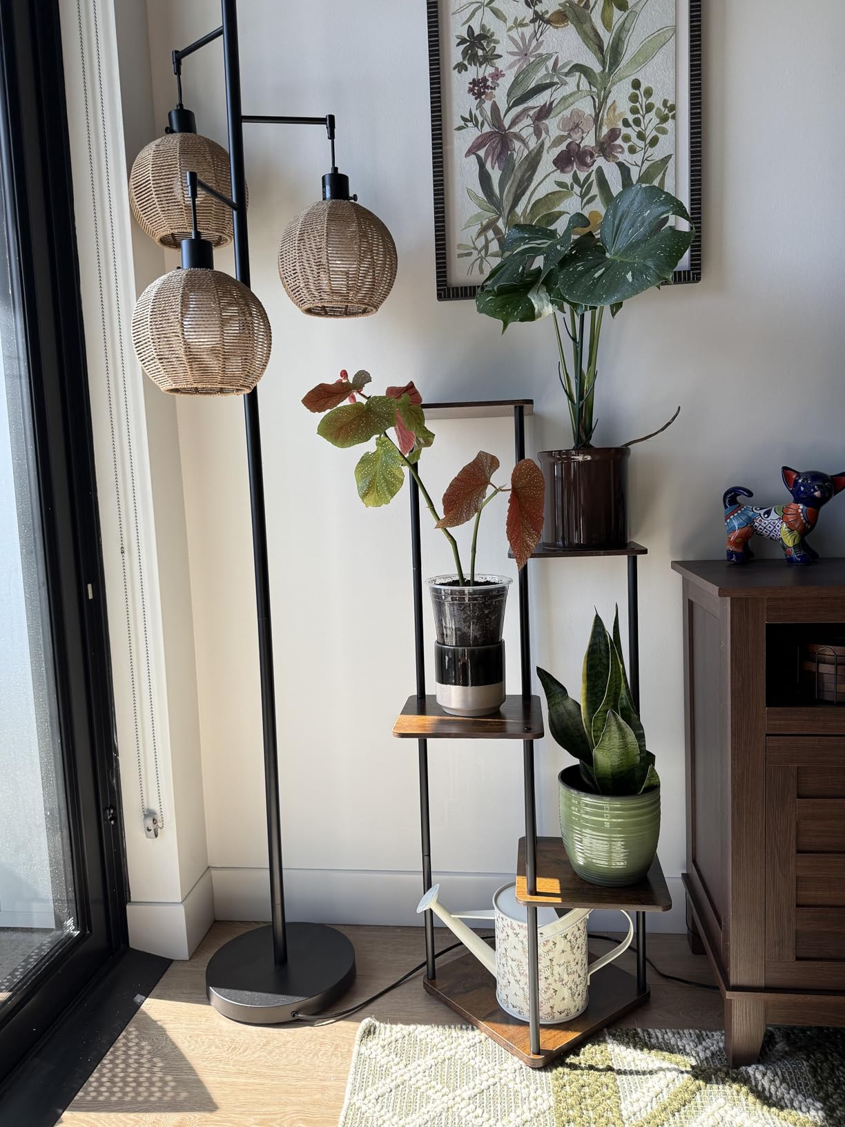 Bamworld Tall Plant Stand Indoor Corner Plant Shelf for Multiple Plants customer photo 2