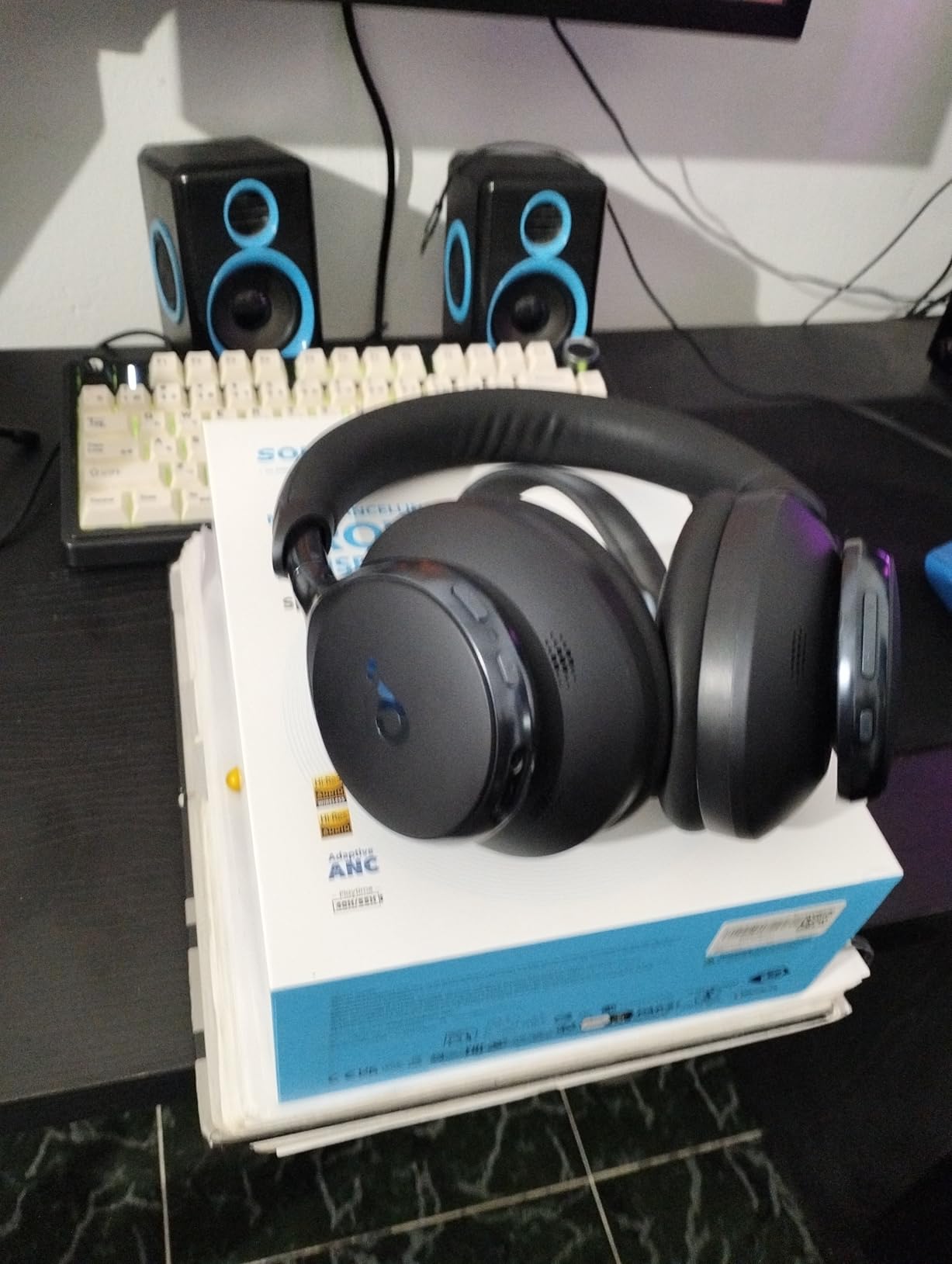 Soundcore Anker Space One ANC Over-Ear Headphones, Voice Reduction customer photo 2
