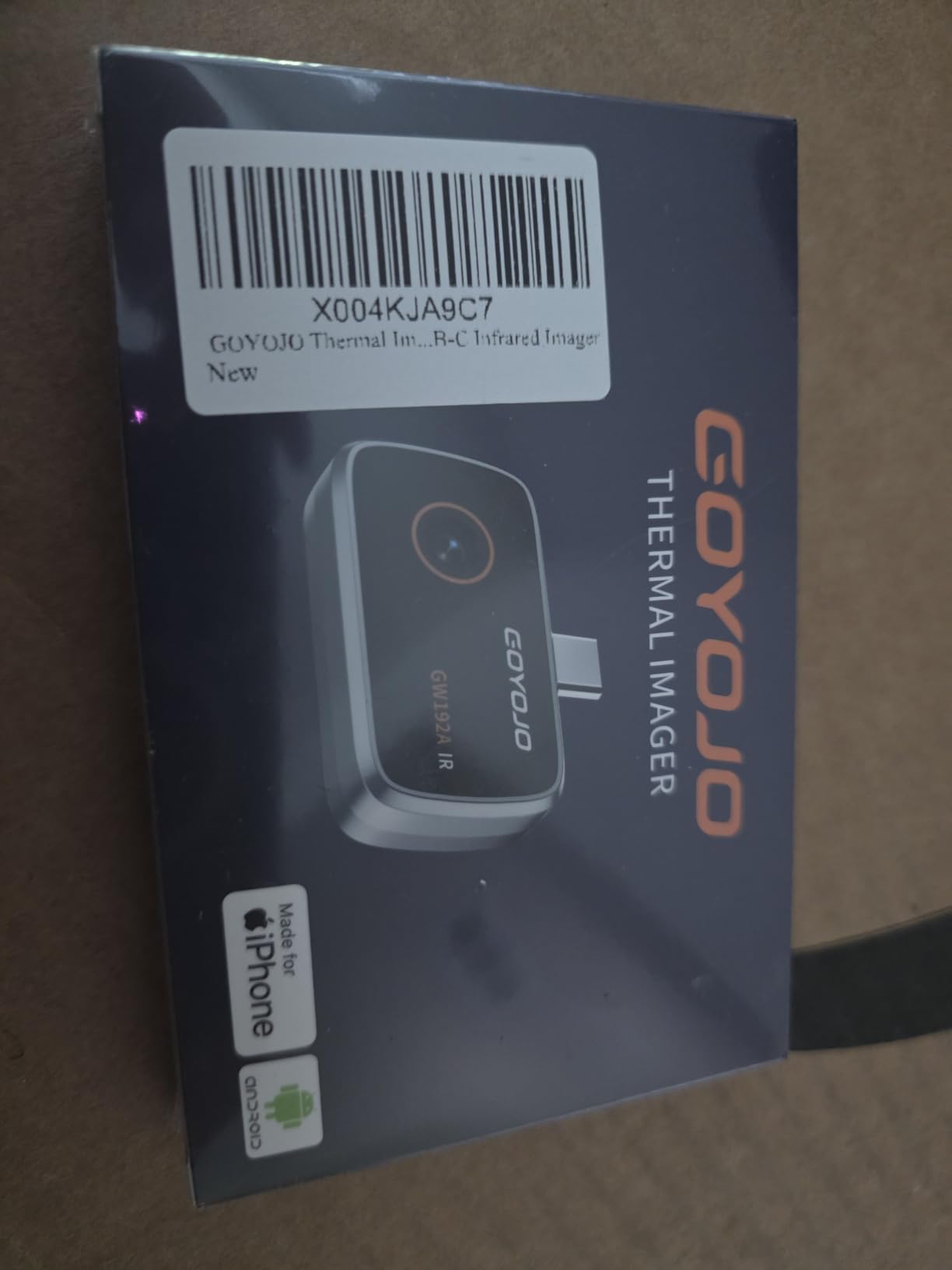GOYOJO Thermal Imaging Camera for Android/iphone 15/16/17 iOS Series 192x192 IR Resolution– Water Leak Detection HVAC Electrical Plumbing, Automotive Repair, Home Inspection, DIY-USB-C Infrared Imager customer photo 1