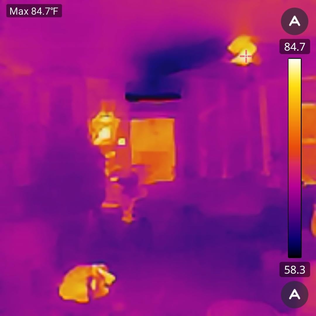 GOYOJO Thermal Imaging Camera for Android/iphone 15/16/17 iOS Series 192x192 IR Resolution– Water Leak Detection HVAC Electrical Plumbing, Automotive Repair, Home Inspection, DIY-USB-C Infrared Imager customer photo 2