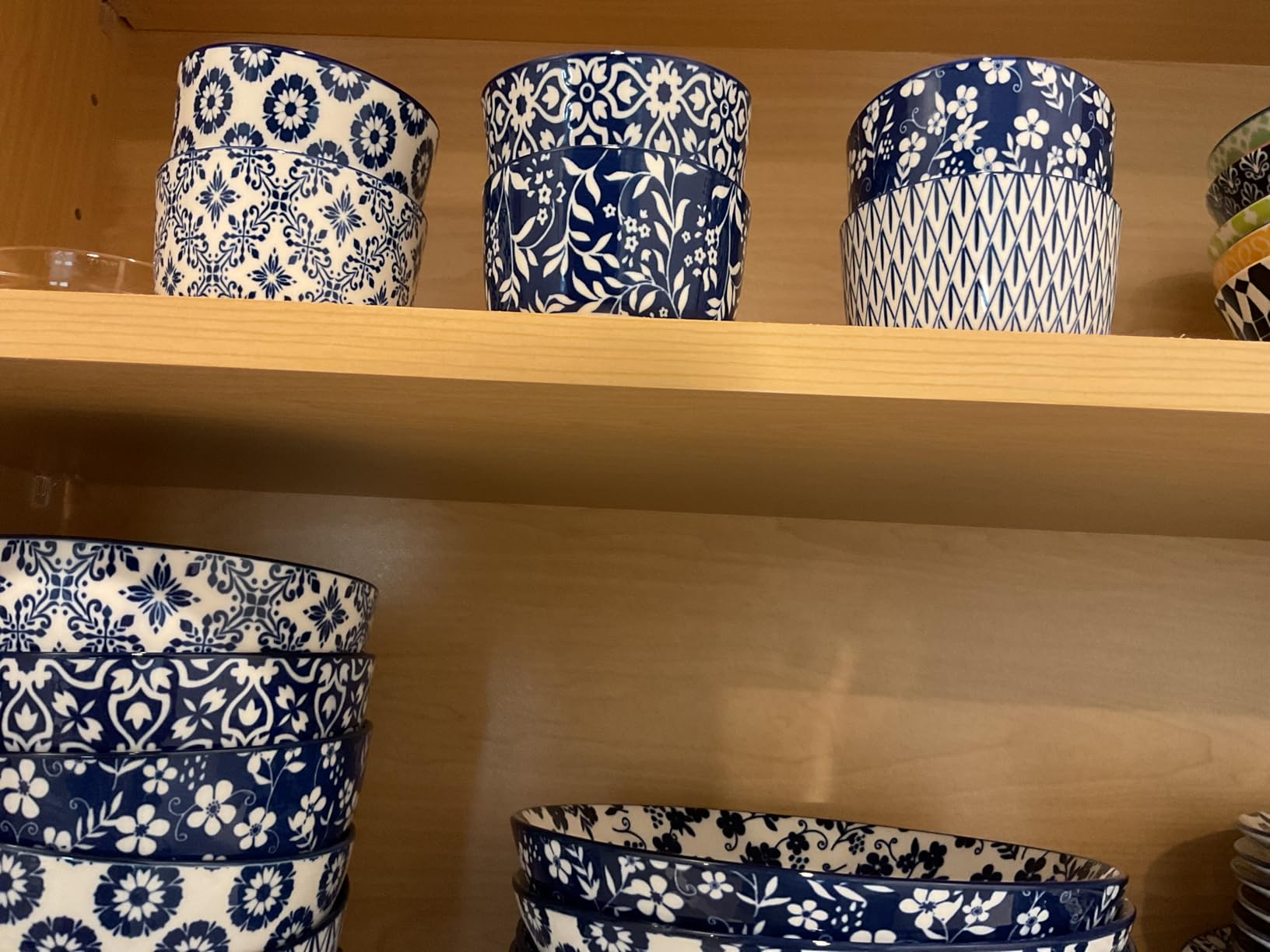 vancasso SELENE Plates and Bowls Set for 6, 24 Pieces Dinnerware Sets, Mircowave and Dishwasher Safe Dishes Set, Porcelain Blue Dinnerware customer photo 2