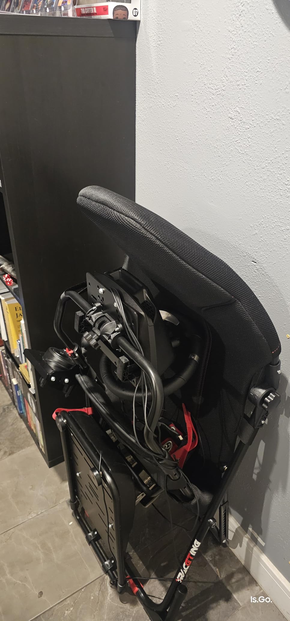 RACGTING Foldable Sim Racing Cockpit for Logitech Thrustmaster MOZA customer photo 2