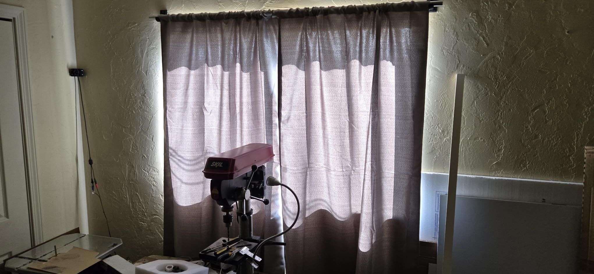 OVZME Black Blackout Curtains for Bedroom 72 Inch Length 2 Panels Set, Solid Thermal Insulated Energy Saving Window Curtains for Living Room, Dual Rod Pocket Window Drapes, Black, 2x40Wx72L Inches customer photo 1