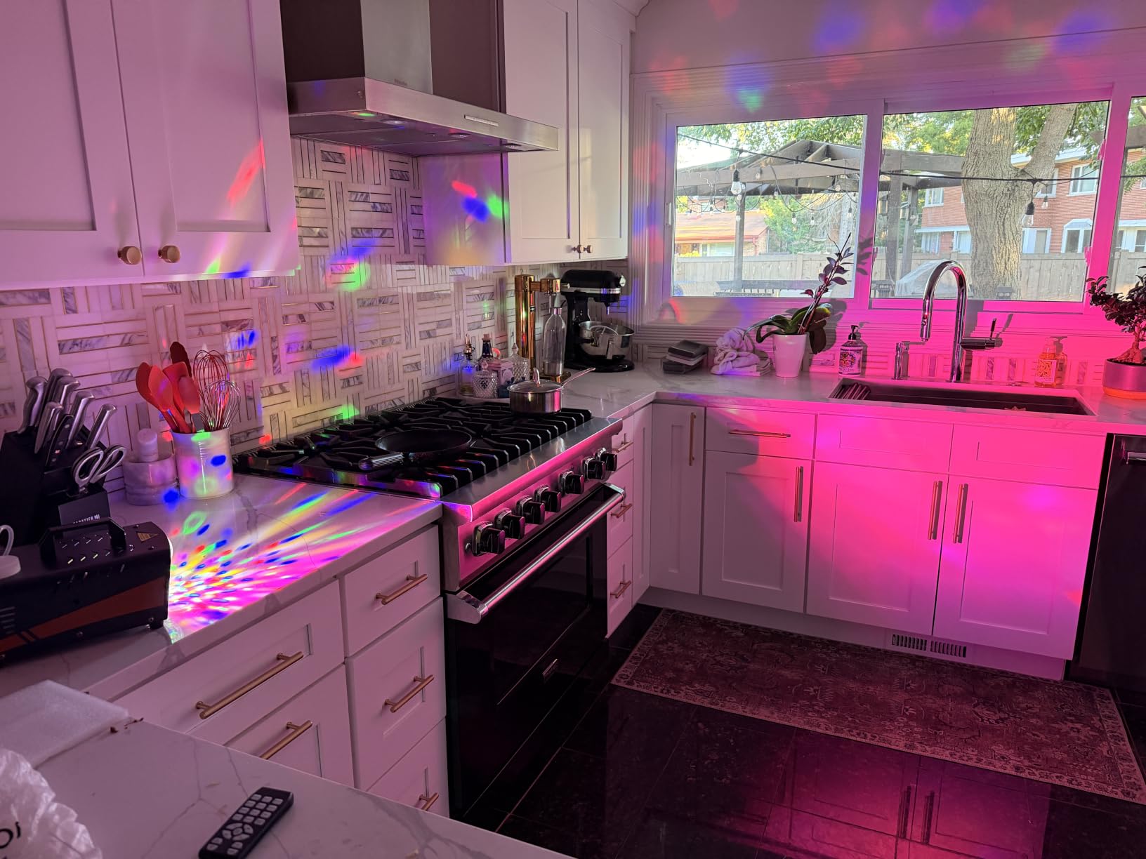 800W Fog Machine, 4500CFM for Halloween, Disco Light & Remote customer photo 1