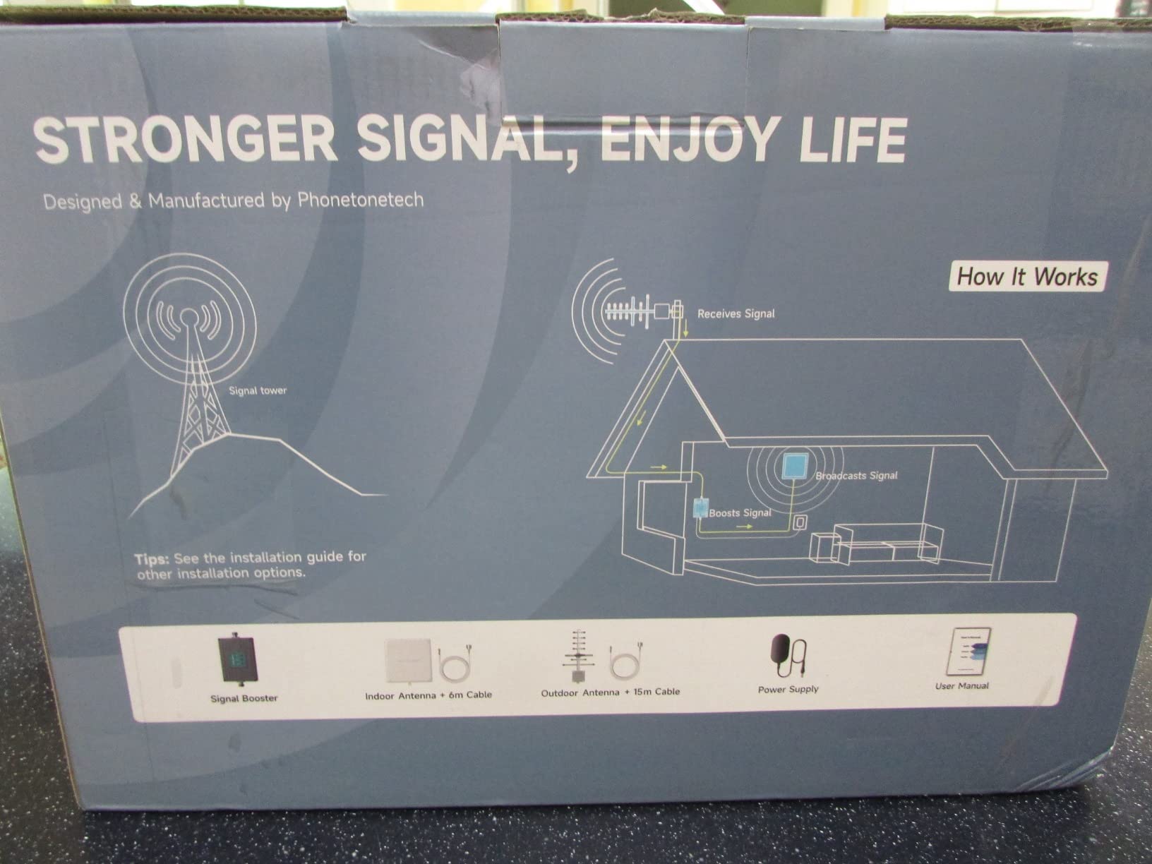Cell Phone Signal Booster for Car, Truck and SUV customer photo 2