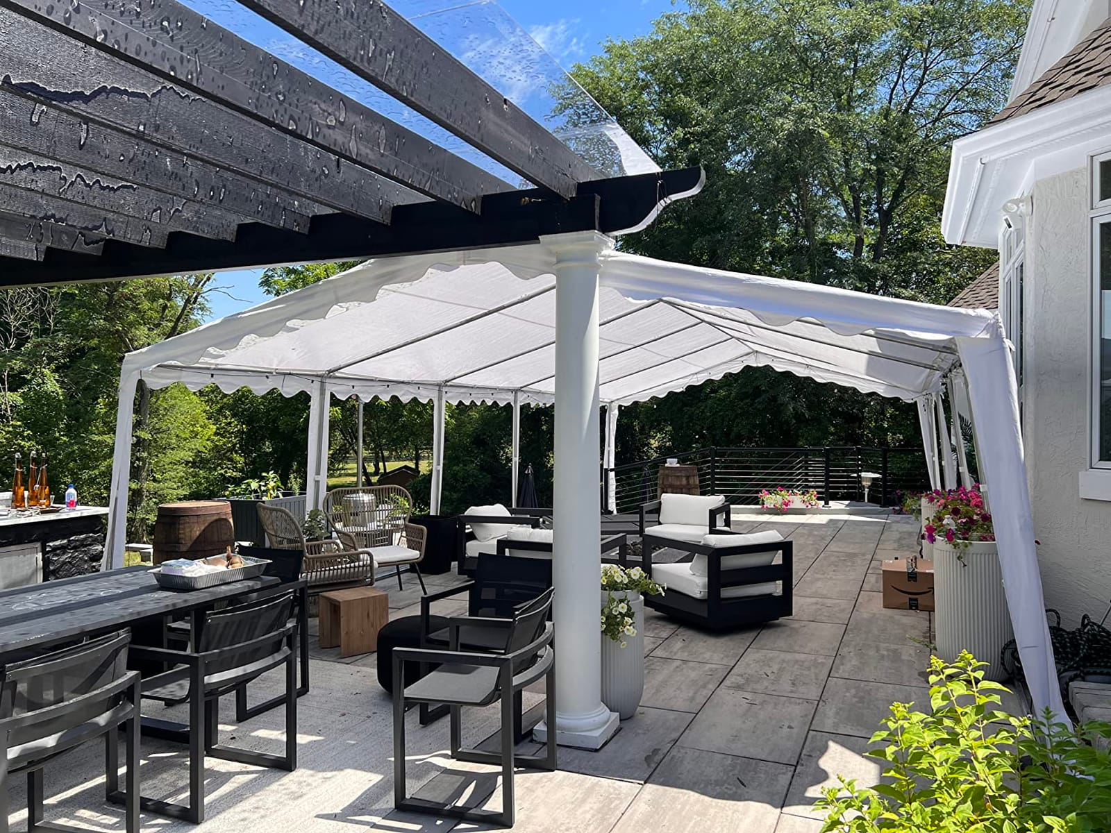 20x30ft Heavy Duty Party Tent with Storage Bags customer photo 2