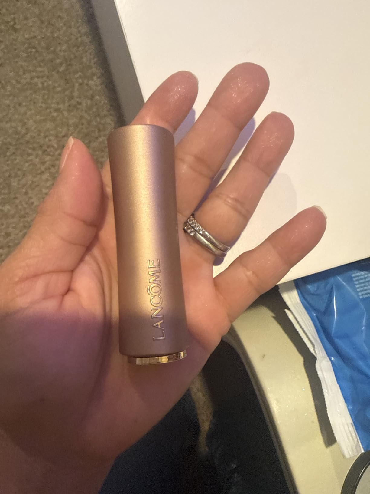Lancôme L'Absolu Rouge Intimatte Hydrating Matte Lipstick - Up to 24H Wear customer photo 2