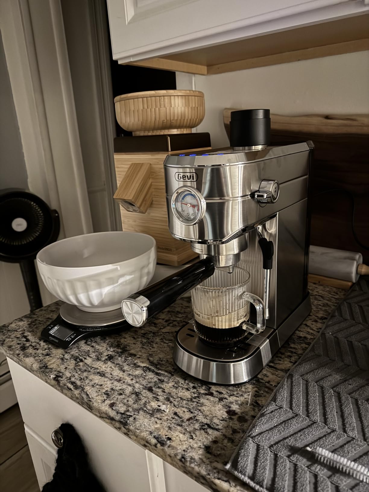 Gevi 20 Bar Compact Espresso Machine for Home,Latte、Cappuccino Coffee Maker | BPA-free;34oz Water Tank;Built-in Pressure Gauge;with Compatible Accessories;Can Make Americano;Easy to Clean;with Steam Wand customer photo 2