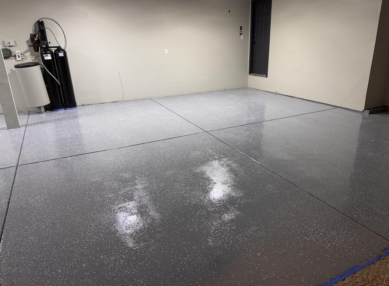 Gorilla Epoxy Garage Floor Coating Kit, 12 Pieces, 550 sq. ft. Coverage customer photo 2