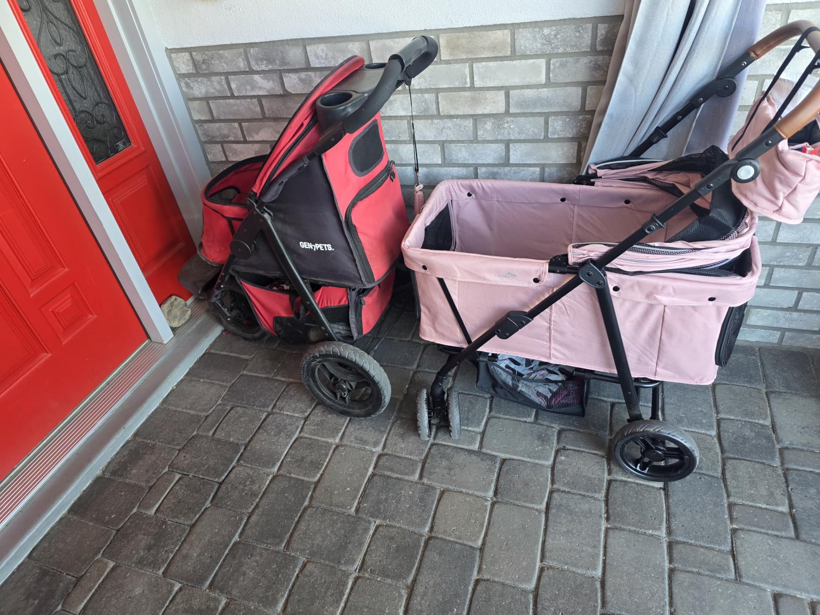 Dog Stroller for Large & Medium Dogs (20–132 lbs), for 2 Small Dogs customer photo 1