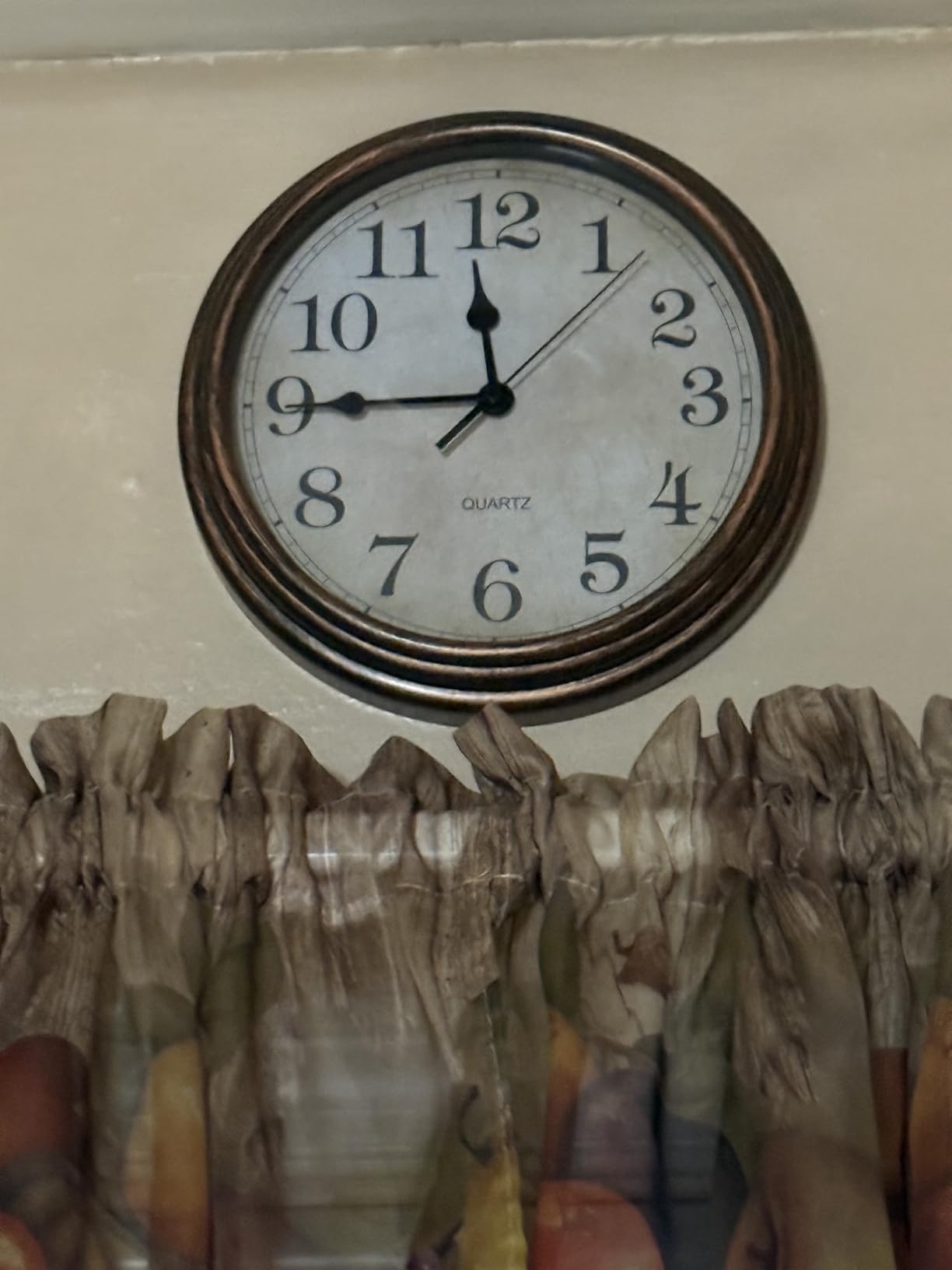 Wall Clock 14 Inch Vintage Decorative Battery Operated Silent customer photo 1