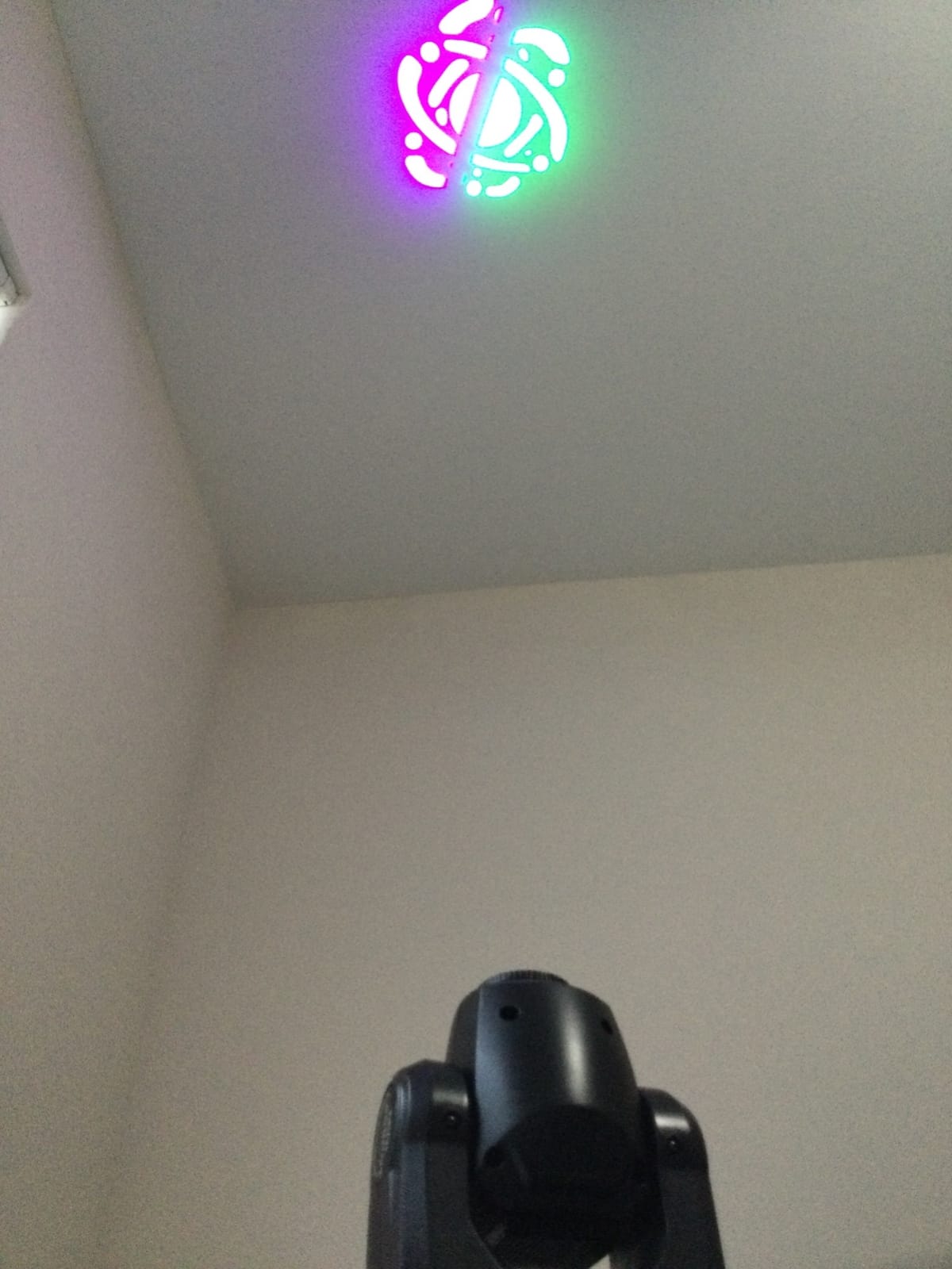 ZKYMZL 30W LED Stage Lighting with DMX512 & Sound Control - 8 Colors + Color-Split Effect, 8 Gobos, Moving Head DJ Lights for Parties, Nightclub, Wedding, Church, Events...(2 Piece) customer photo 2