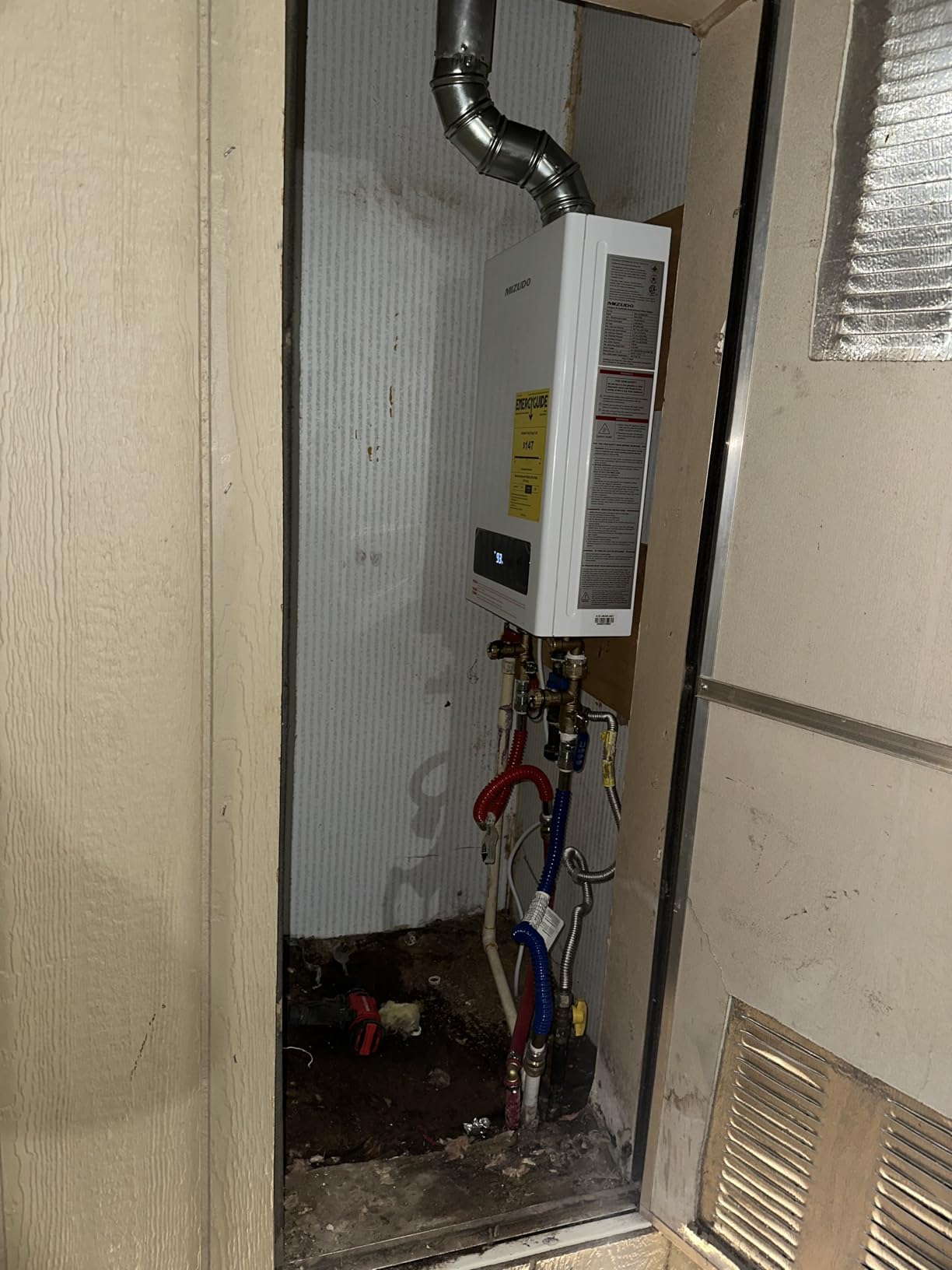 MIZUDO 120,000 BTU Natural Gas Tankless Water Heater,Max 5.1 GPM,WiFi&APP customer photo 2