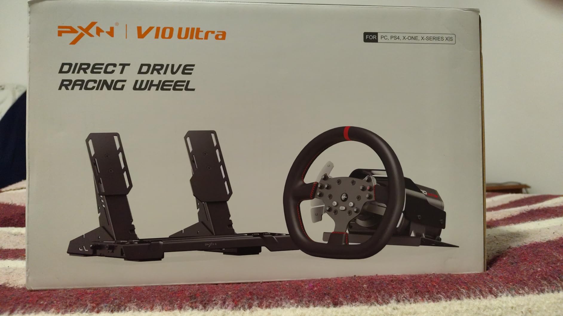 PXN V10 Ultra Direct Drive Racing Wheel, 3.2Nm Force Feedback customer photo 1