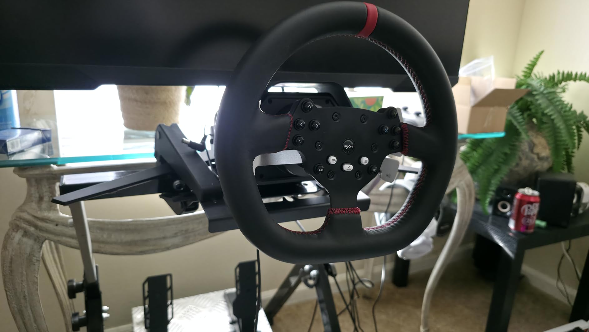 PXN V10 Ultra Direct Drive Racing Wheel, 3.2Nm Force Feedback customer photo 2