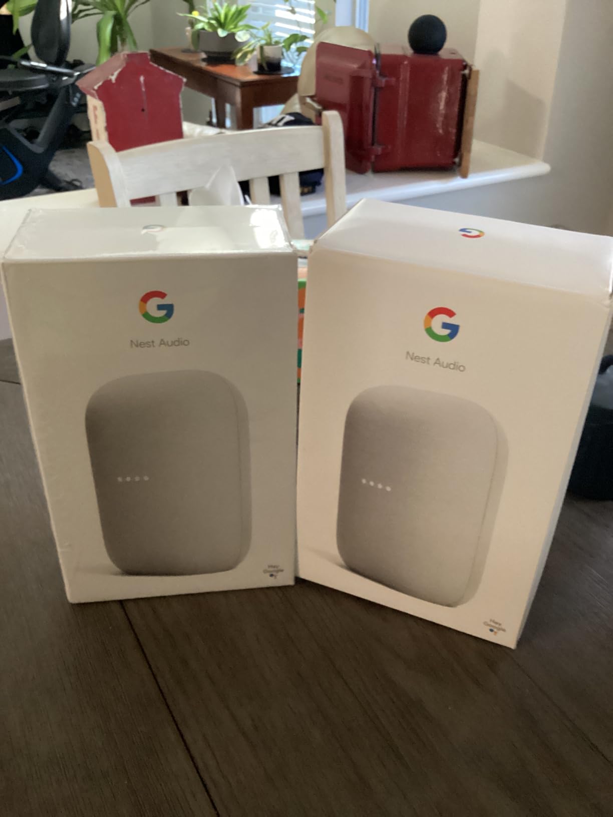 Google Nest Audio (3-Pack) Smart Speakers – Multi-Room Wireless Home Speaker Bundle with Bluetooth, Wi-Fi, Assistant, Stereo Sound, Voice Control & Smart Home Integration customer photo 2