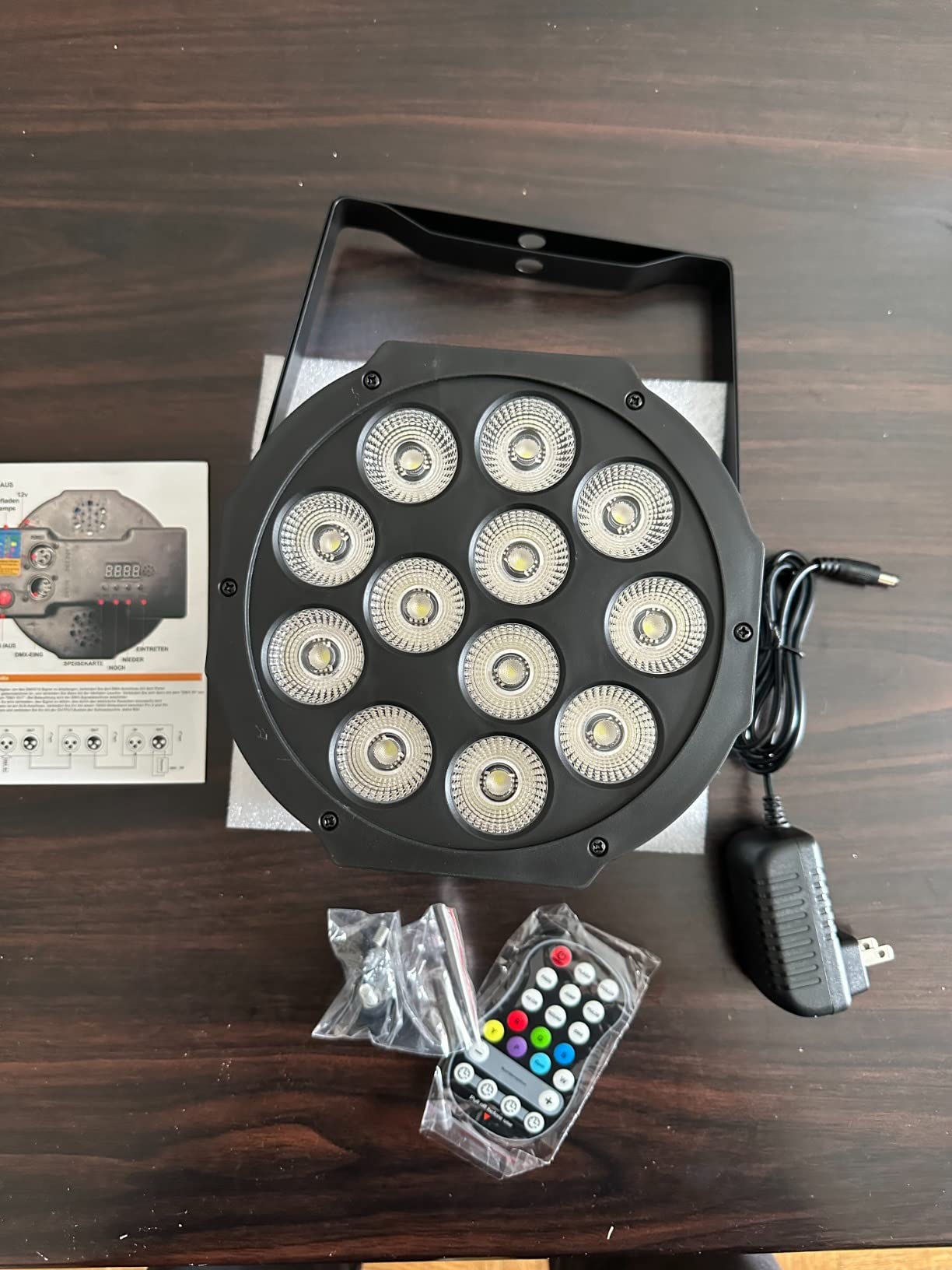 Rechargeable Par Lights, RGBW LED Uplights Battery Powered Stage Light, HOLDLAMP Par Can DJ Lights Sound Activated with Remote & DMX Control for Festival Party Event Wedding Bar. customer photo 1