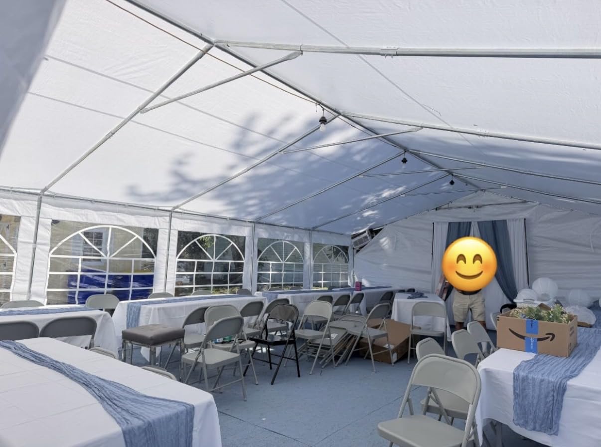 Quictent 20'x30' Heavy Duty Party Tent Outdoor Canopy with Church Windows customer photo 2