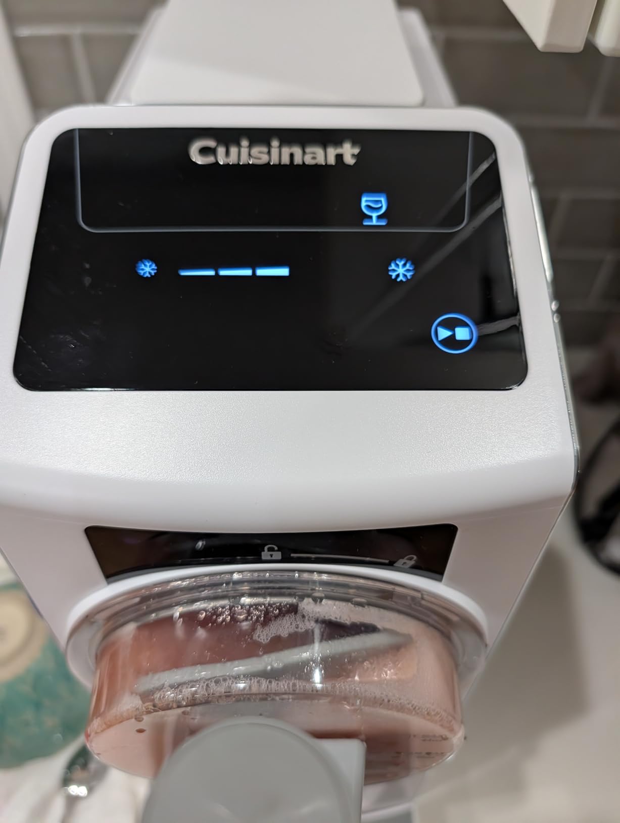 Cuisinart 6-in-1 Slushy & Soft-Serve Maker, Ice Cream Maker Machine Makes Soft-Serve Ice Cream, Slushies, Sorbet and More, Quick-Freeze Chill Technology Maintains Perfect Temperature, ICE-200 customer photo 2