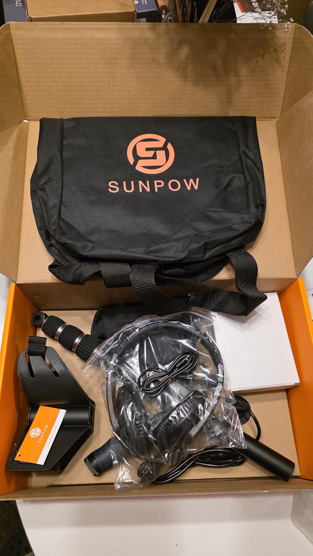 SUNPOW Rechargeable Metal Detector for Adults, 35H Battery Waterproof Gold Detector Kit, 10'' Deep Search Double-D Coil, High Accuracy Pinpointer for Beach, Saltwater & Yard – OTMD15 customer photo 1