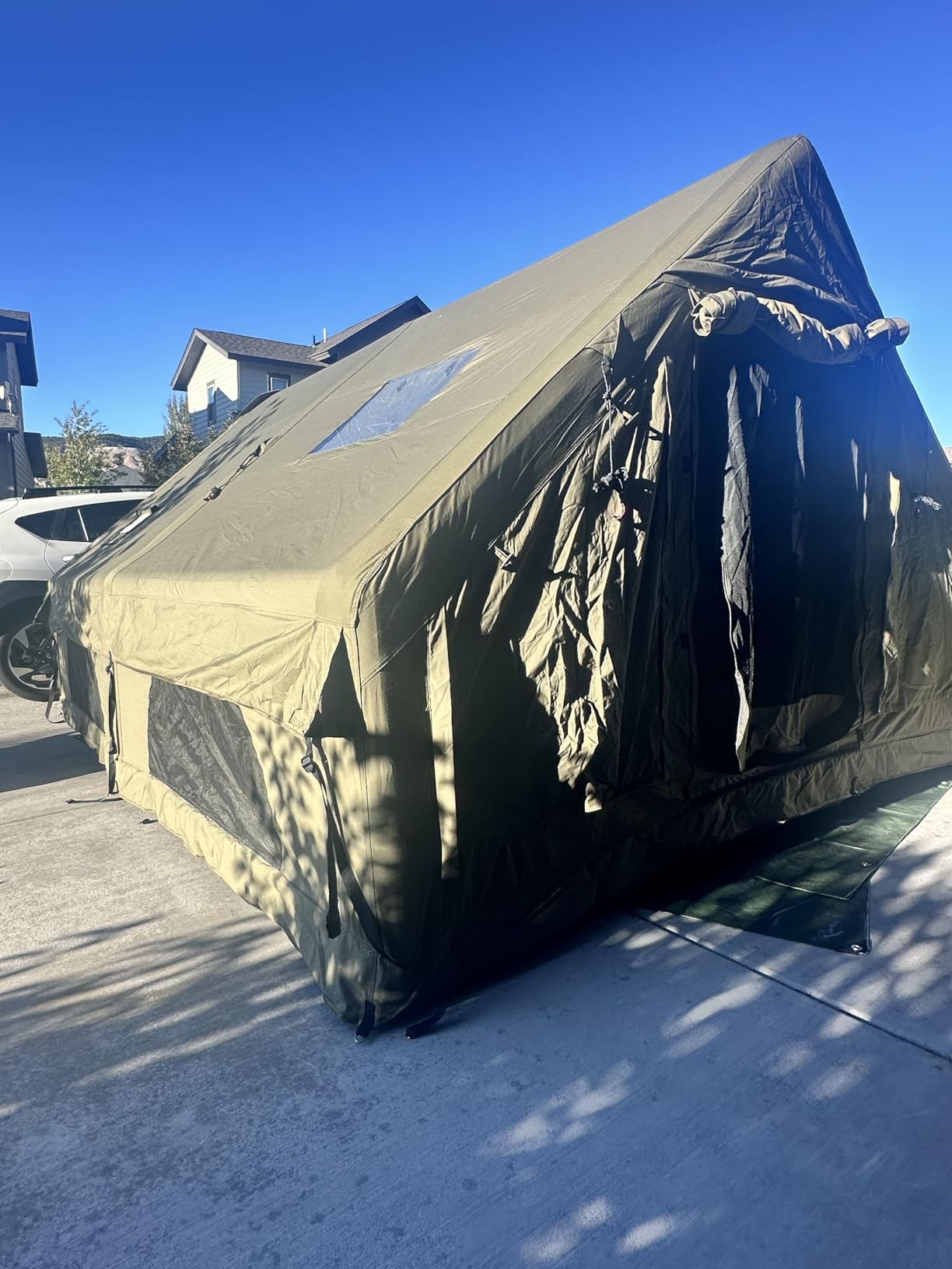 NANJEEN® Large Luxury Inflatable Camping Tent,Wind & Rain Resistant,12㎡ Interior,2-10 Person Shelter,8 Minutes Fast Setup with Hand Pump,All-Season Ready,Dual Doors,Mosquito-Proof Mesh Windows customer photo 2