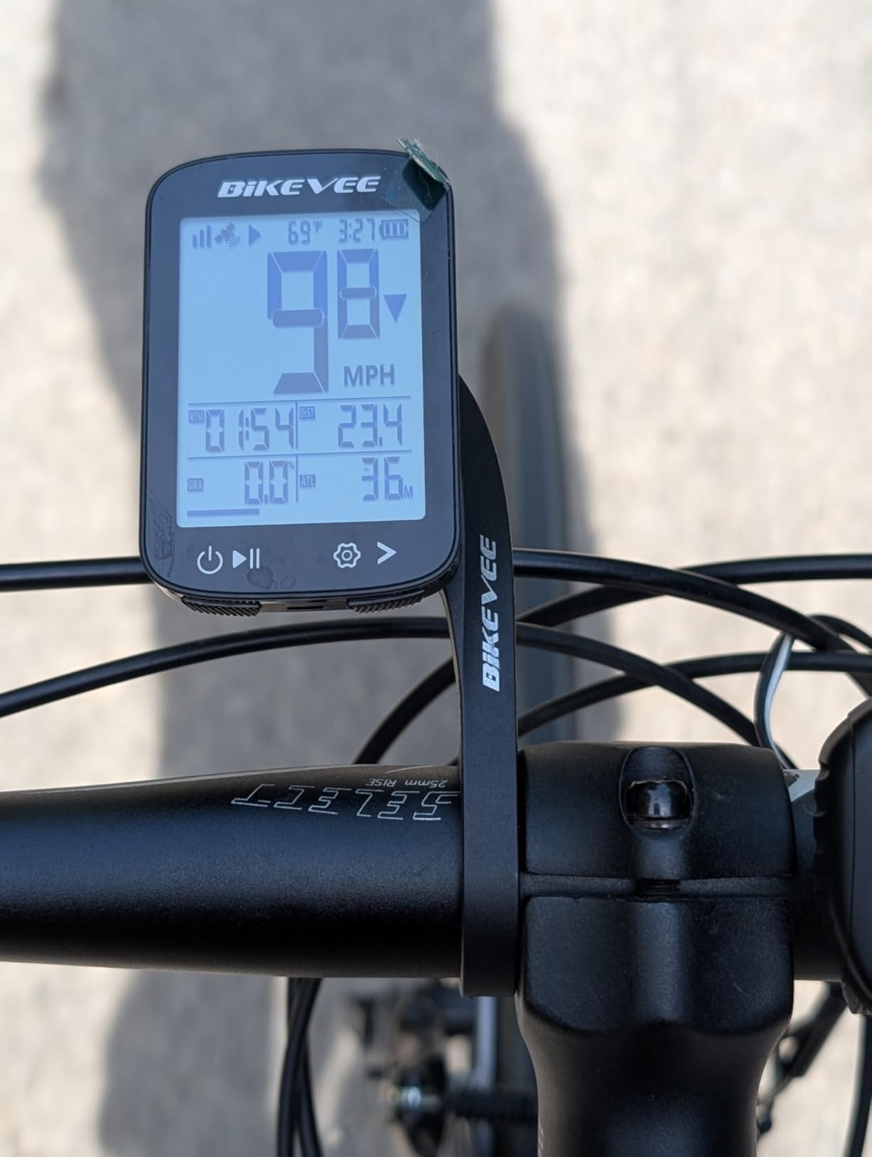 Wireless GPS Bike Computer, 2.4