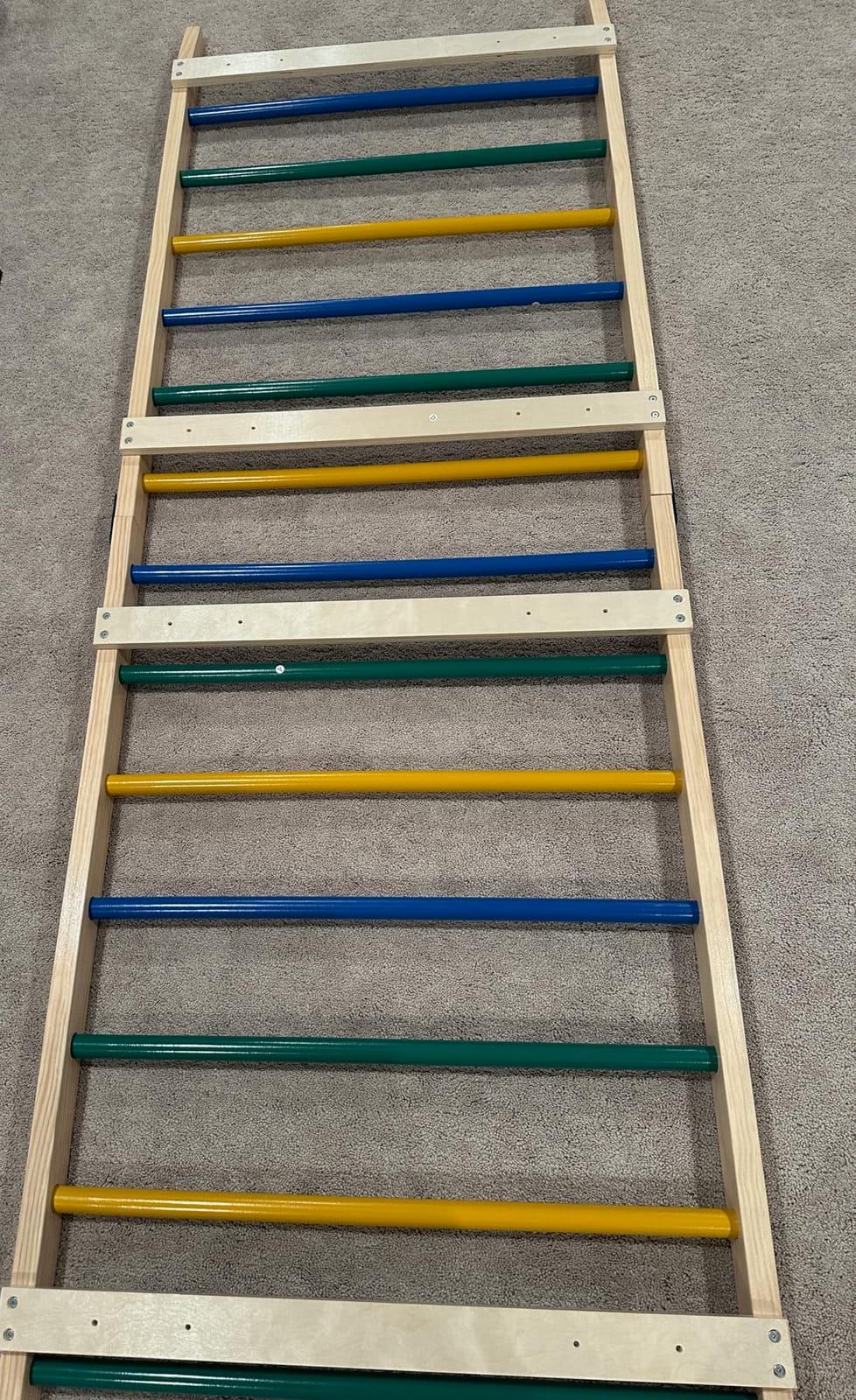 ComfyBumpy Swedish Ladder with Convertible Play Table | Montessori Climbing Wall Set for Kids, Indoor Playground & Jungle Gym - Active Play & Table | 280lbs Capacity (Set of 1) customer photo 2